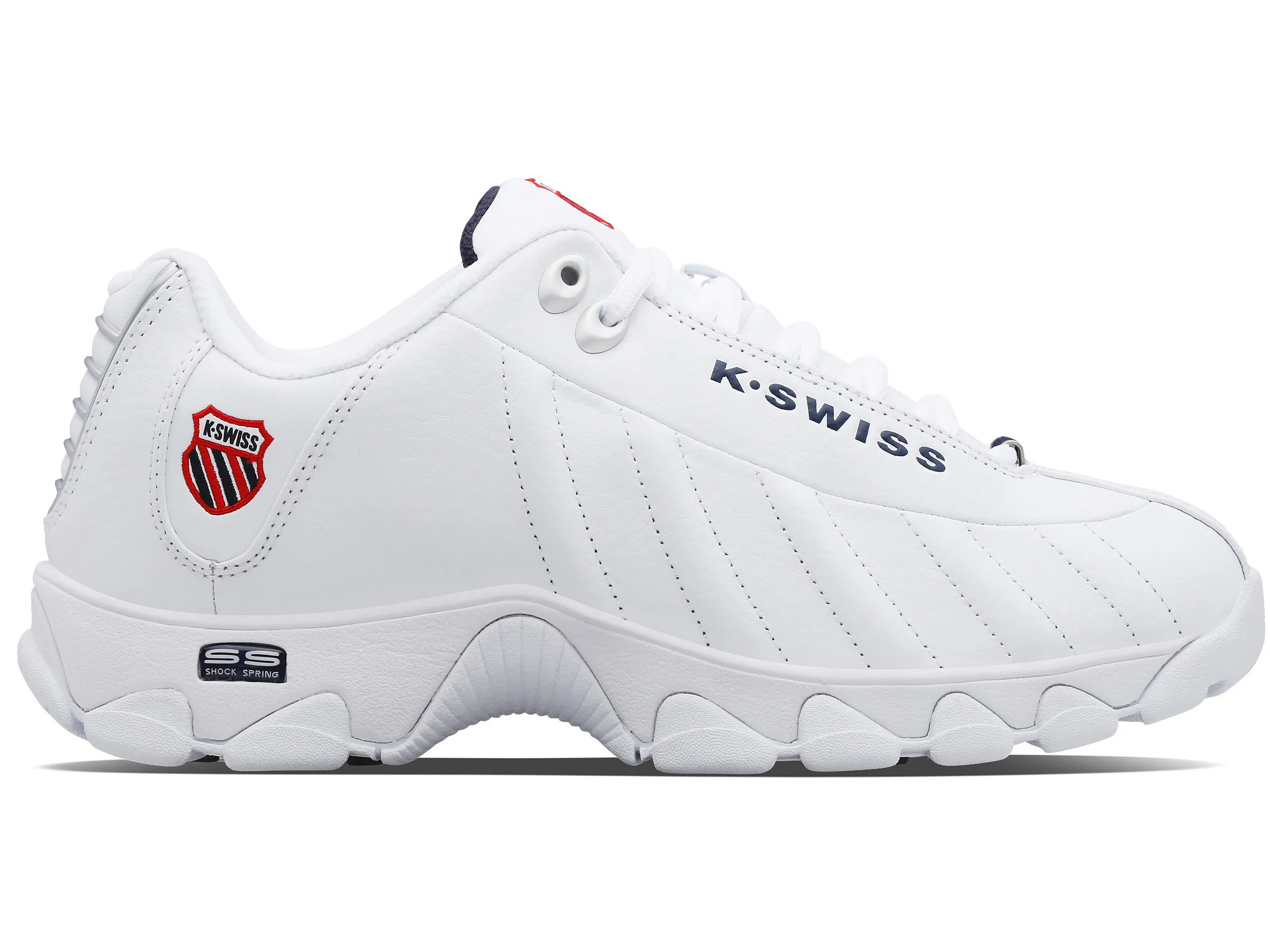 03426-130-M | ST329 CMF | WHITE/NAVY/RED All-day style Iconic Footwear