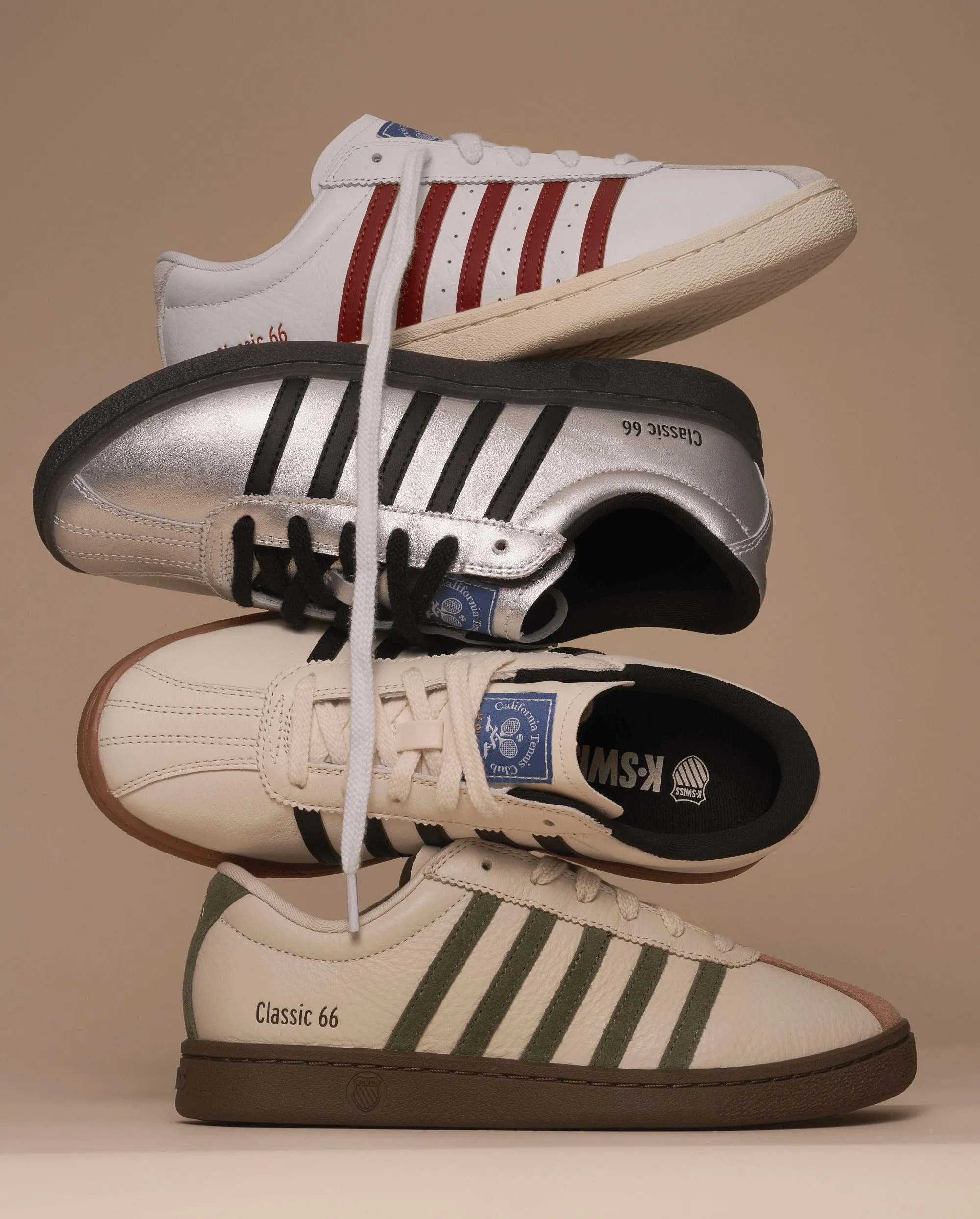 04712-202-M | MEN'S NEW CLASSIC 66 SNEAKERS | OYSTER GREY Fresh stability