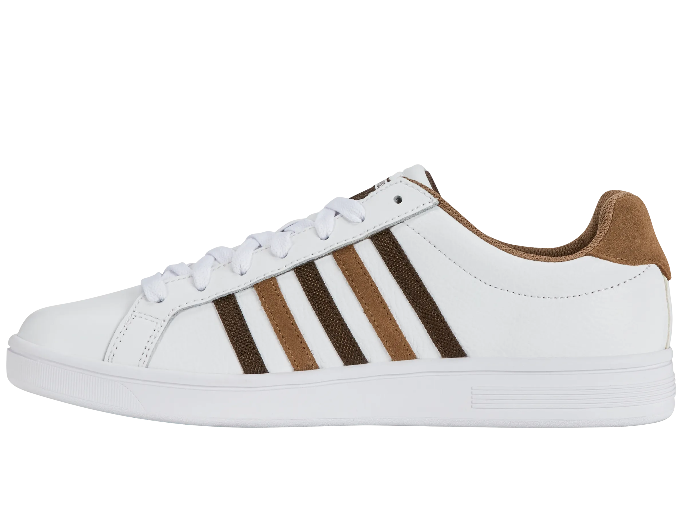 07011-919-M | COURT TIEBREAK | WHITE/TOASTED COCONUT/CHOCOLATE BROWN Performance Tuned Sole