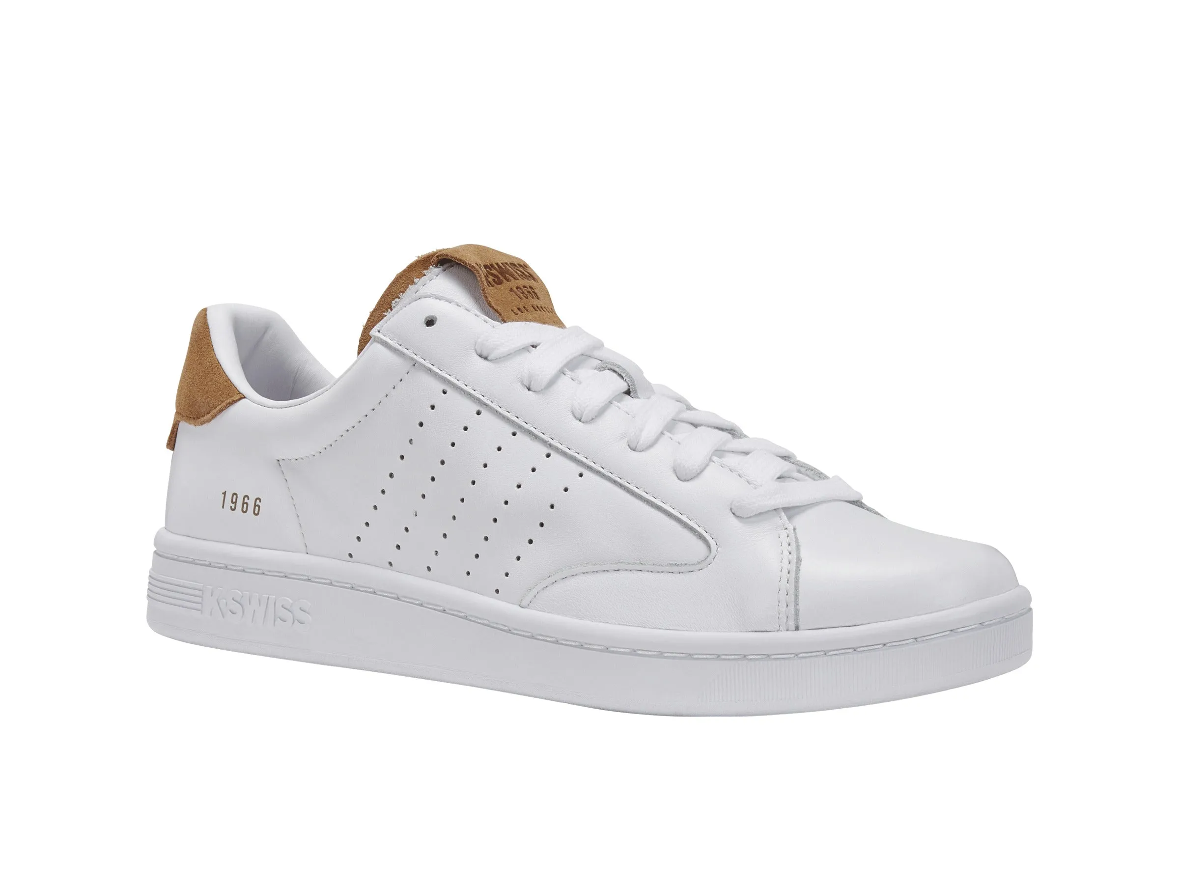07263-987-M | LOZAN KLUB LTH | WHT/WHT/BROWNSUGAR SD Retro-inspired cushioning