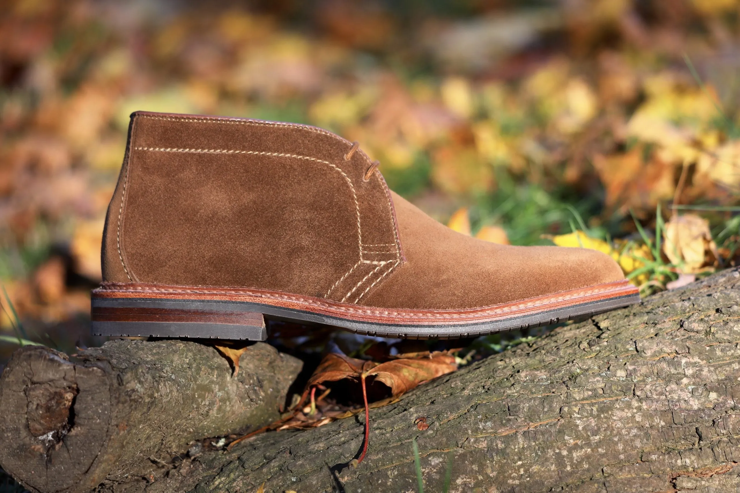 1593L - Chukka Boot with L3 Sole in Snuff Suede Functional Comfort