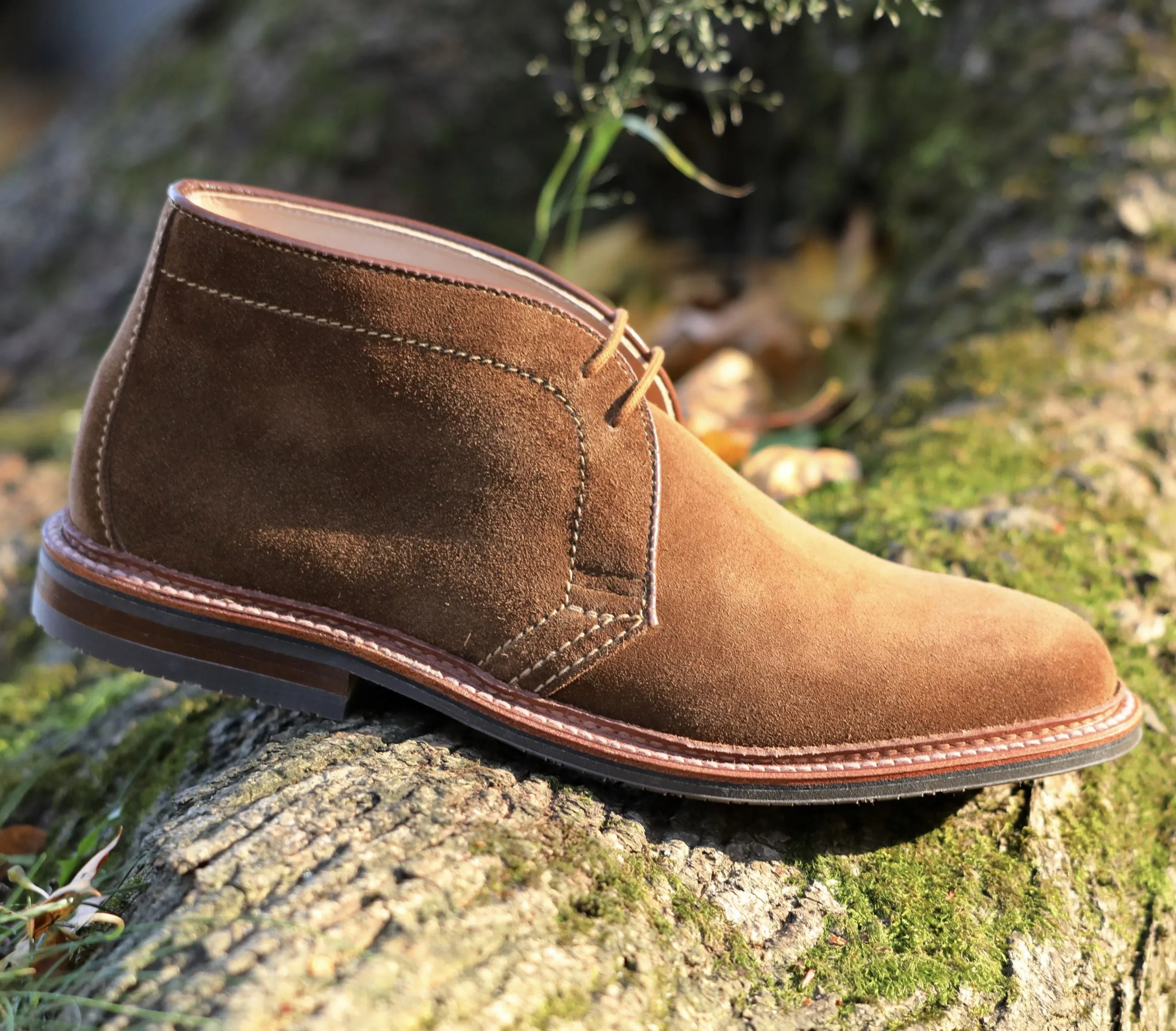 1593L - Chukka Boot with L3 Sole in Snuff Suede Functional Comfort