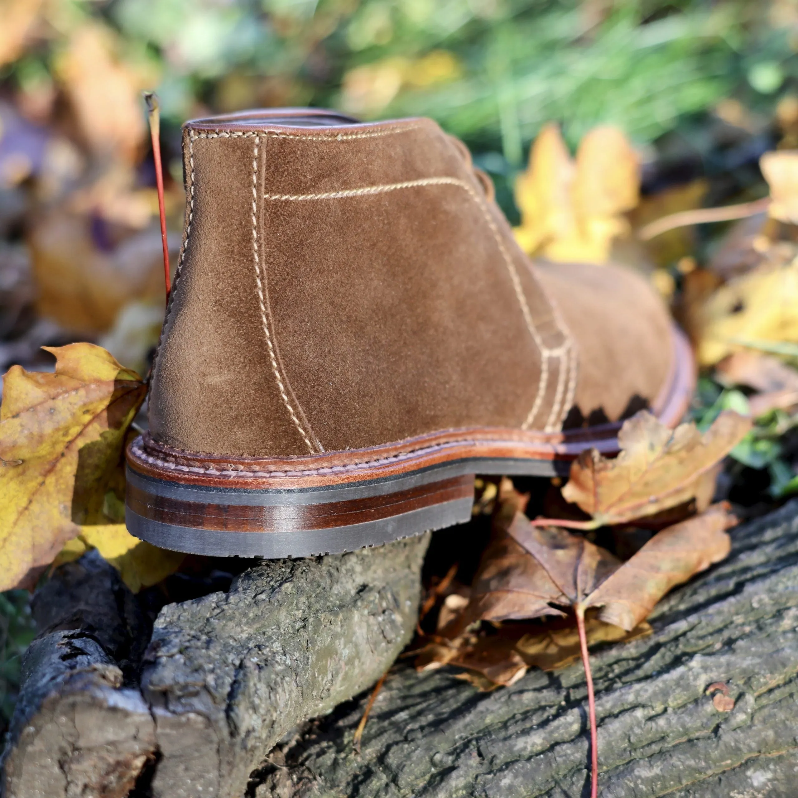 1593L - Chukka Boot with L3 Sole in Snuff Suede Functional Comfort