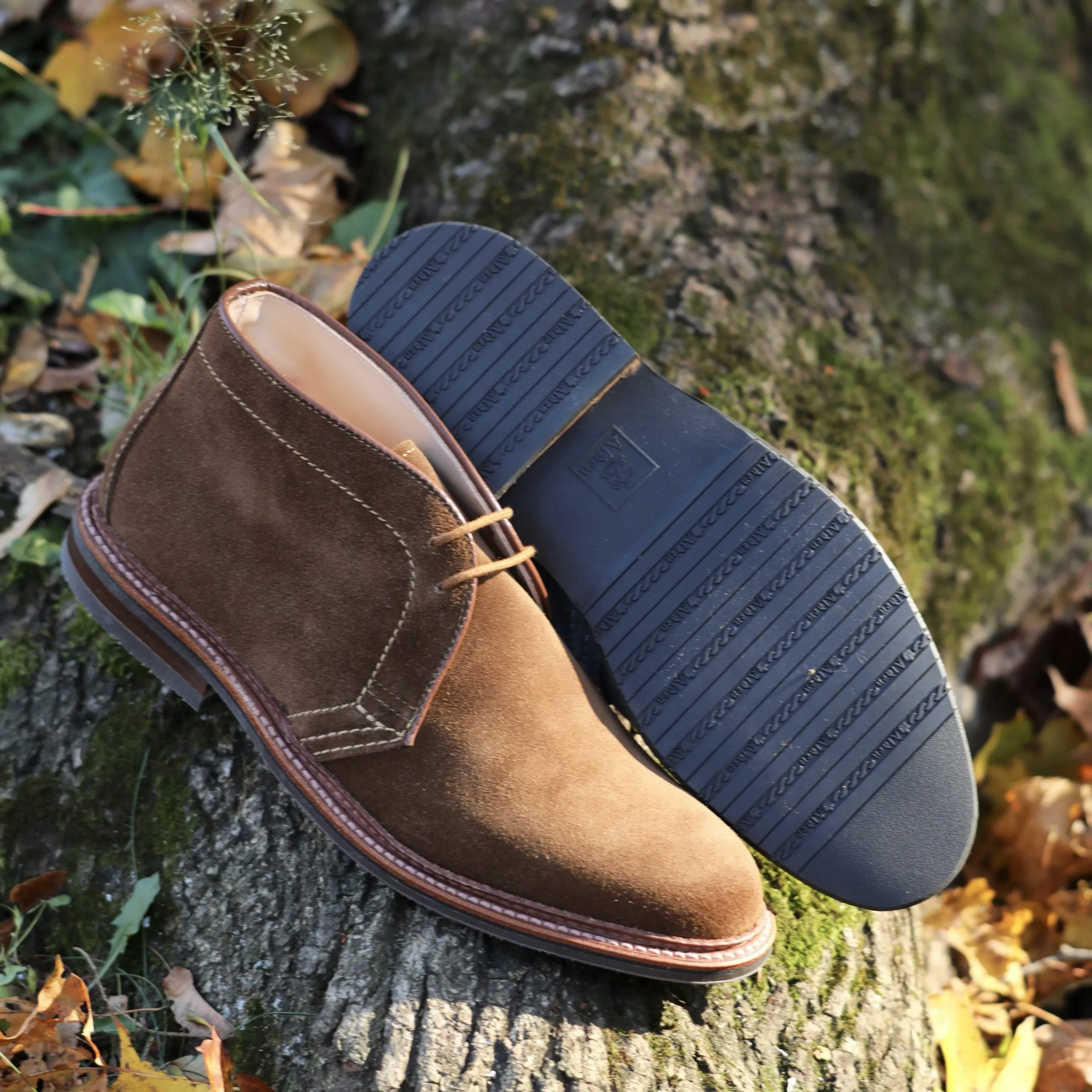 1593L - Chukka Boot with L3 Sole in Snuff Suede Flexible Movement Farm Ready