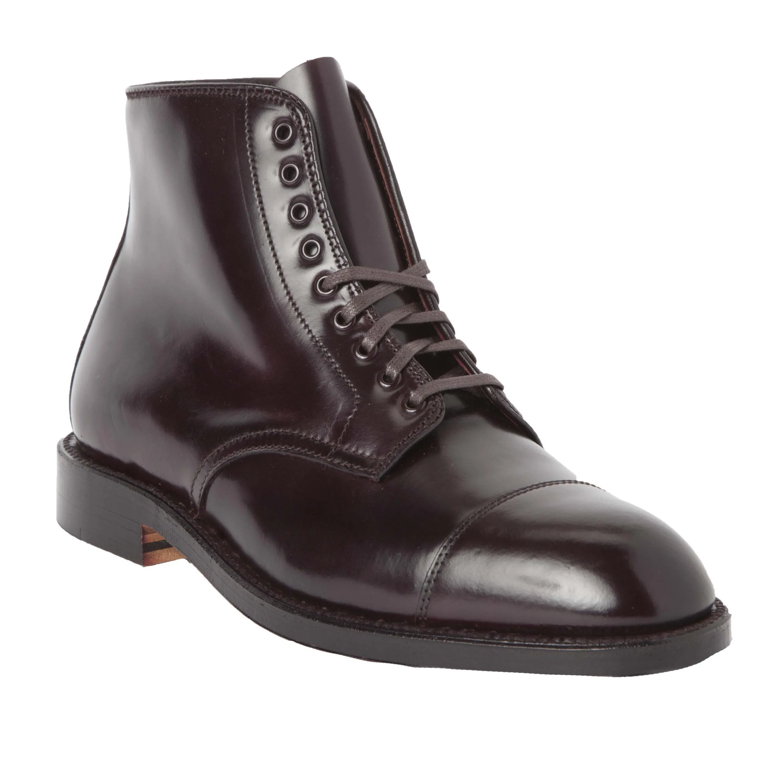 4060 - Cap Toe Boot in Color 8 Shell Cordovan Pull-on design