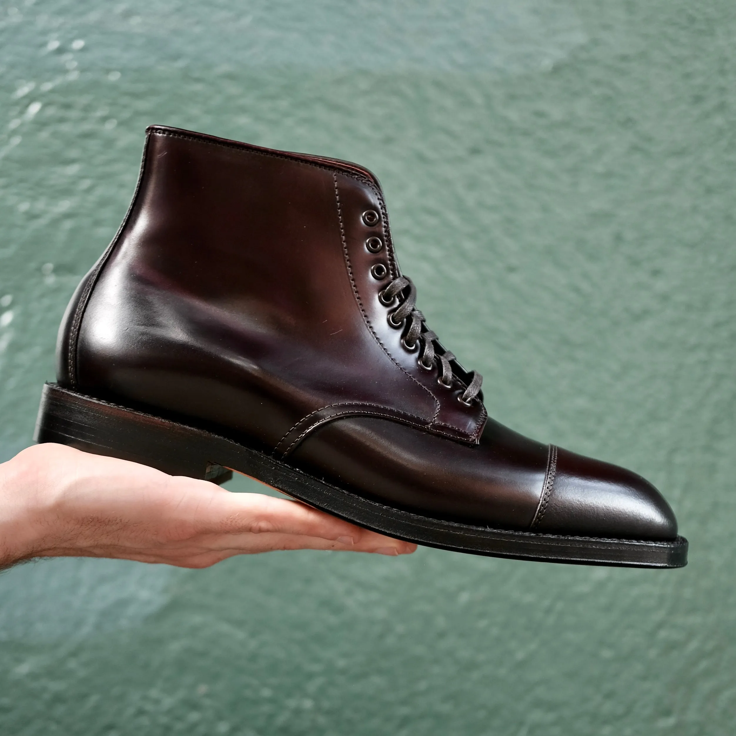 4060 - Cap Toe Boot in Color 8 Shell Cordovan Mountain Trail