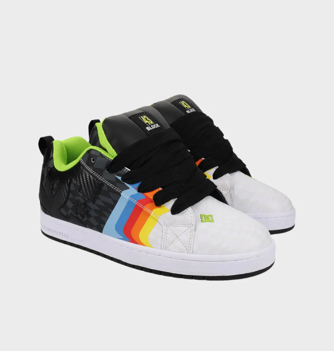 43i Mens Court Graffik Skate Shoes Relaxed Fit