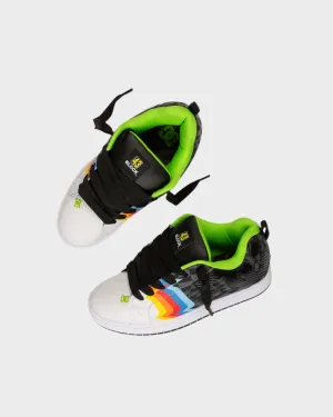 Sleek Finish 43i Mens Court Graffik Skate Shoes