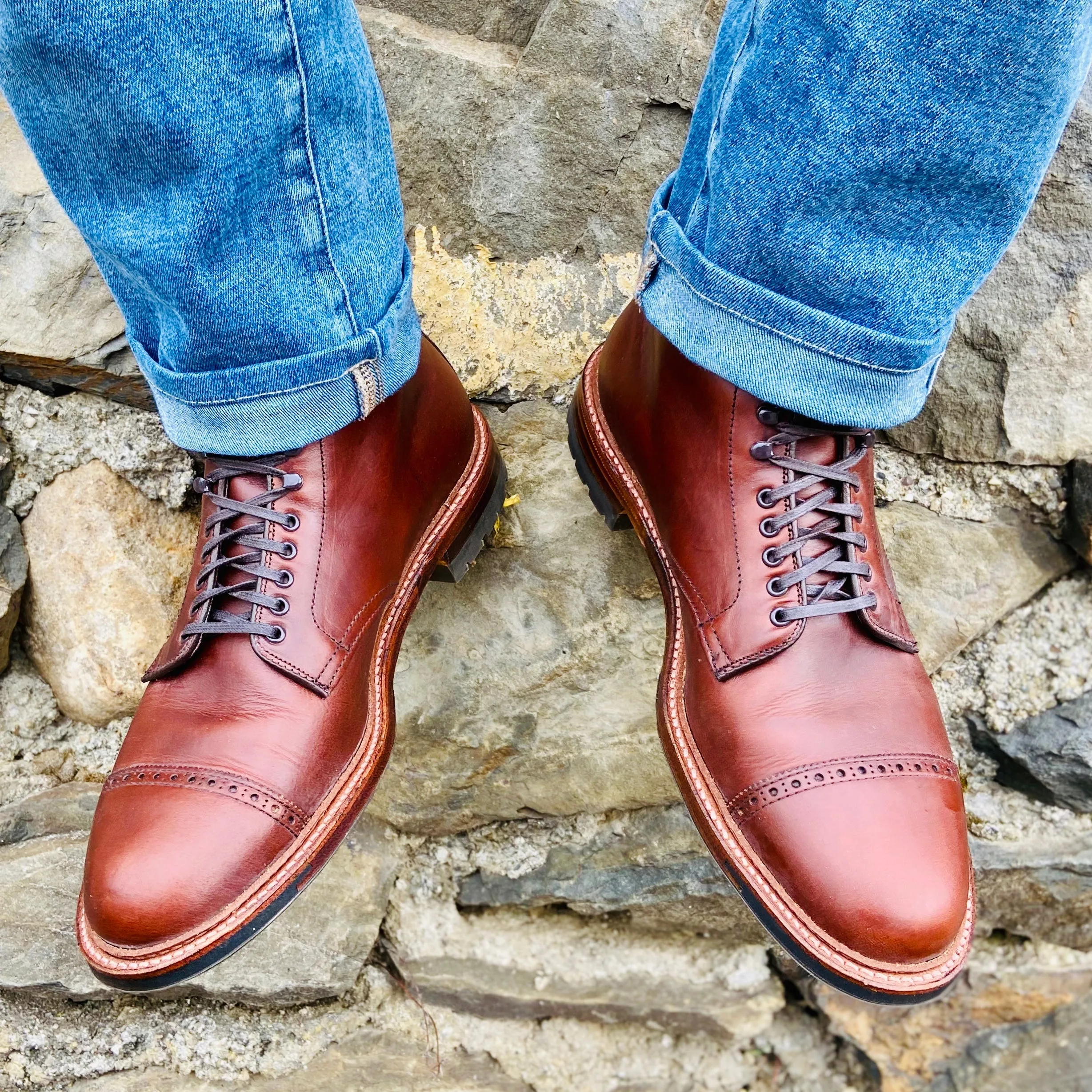 44924HC - Jumper Boot in Brown Chromexcel Vintage Tough