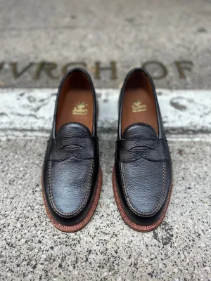 62456F - Penny Loafer in Brown Regina Grain Music Lane Musicians Style