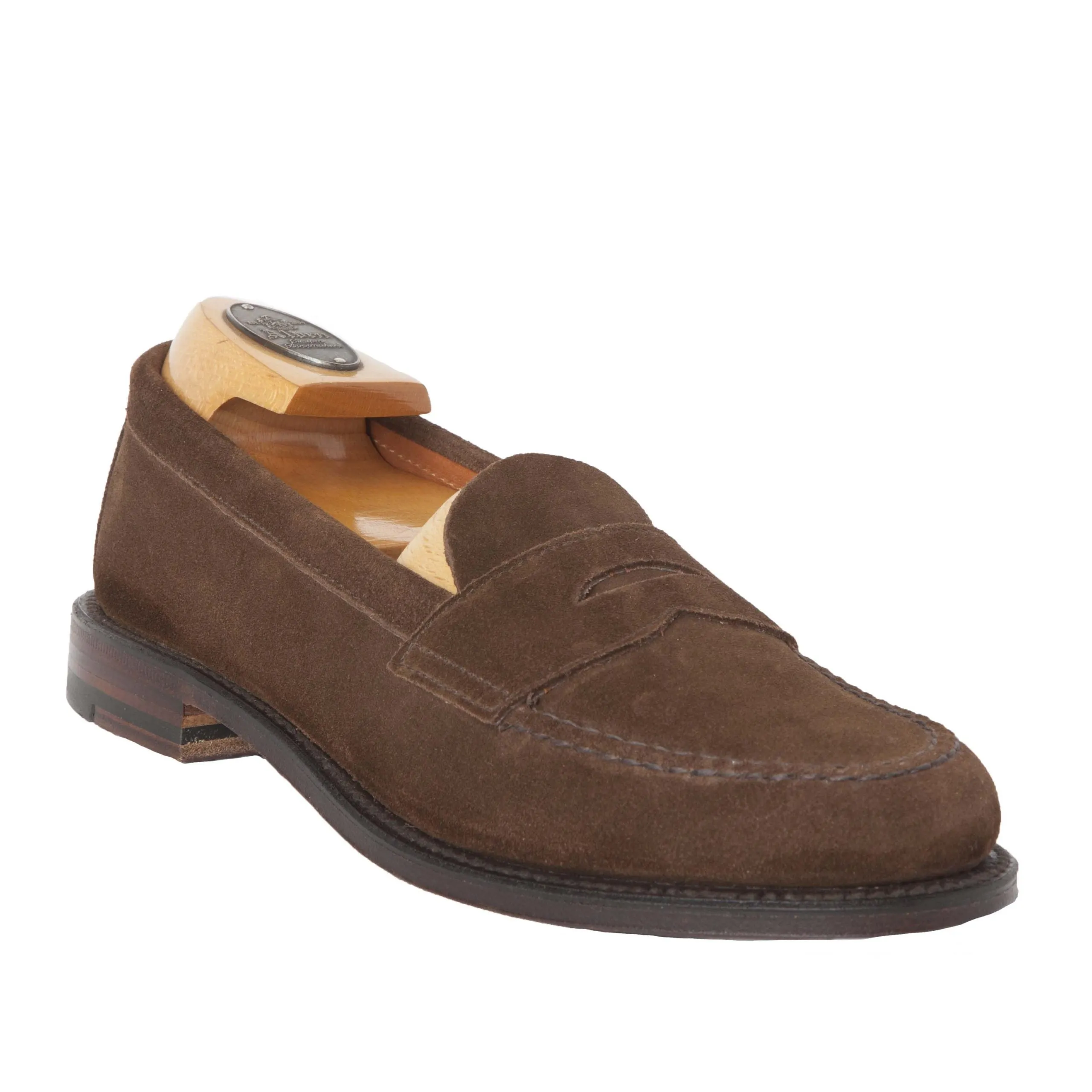 6245F - Unlined Leisure Hand Sewn in Brown Suede Roomy Fit