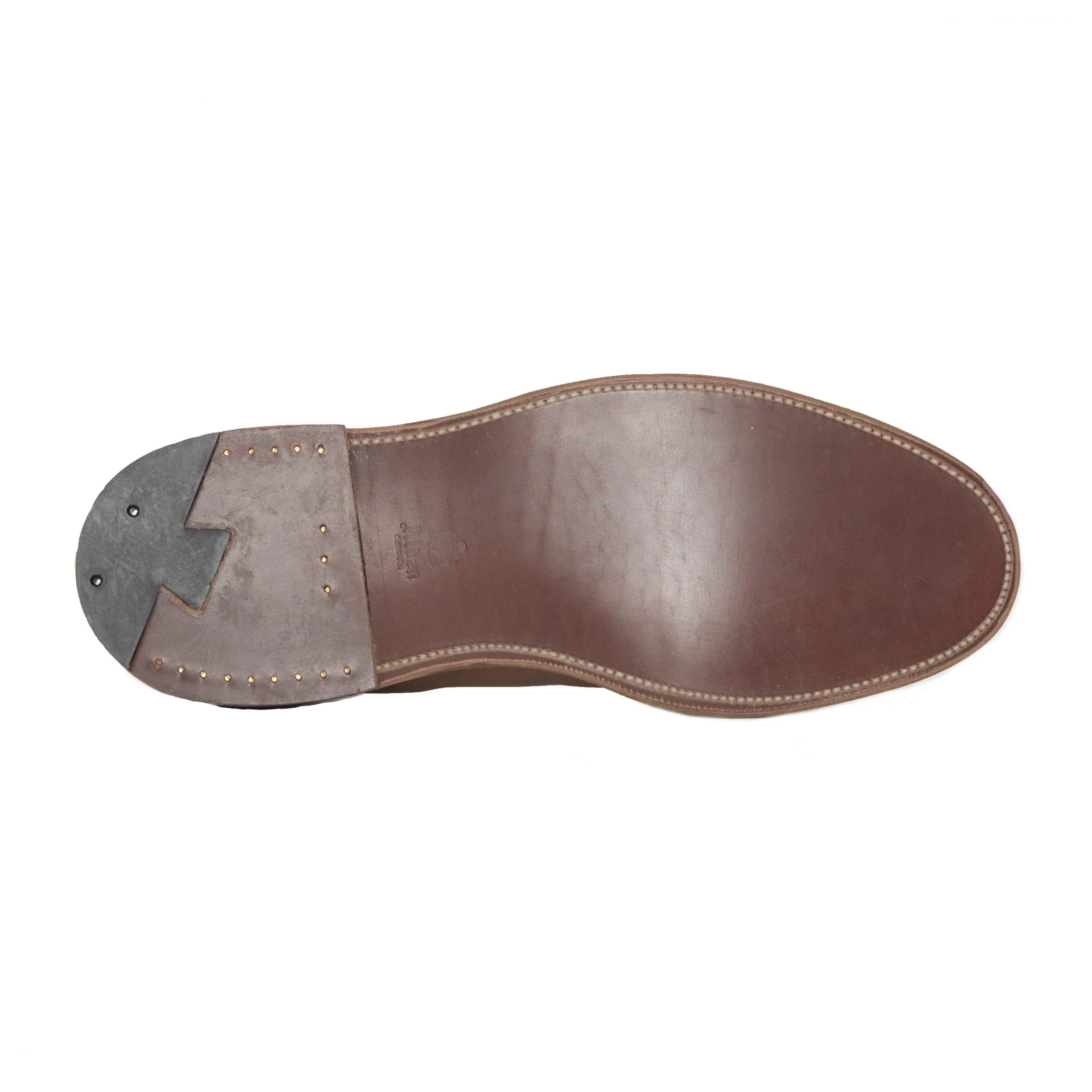 6245F - Unlined Leisure Hand Sewn in Brown Suede Roomy Fit