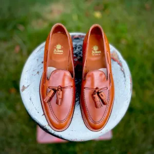 662 - Tassel Loafer in Burnished Tan Calfskin Casual Wear Slip-ons