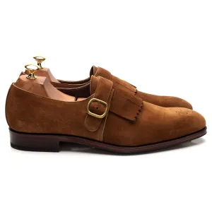 Team Lead Elite Edge '80149' Snuff Brown Suede Fringed Monk Strap UK 10 - 10.5