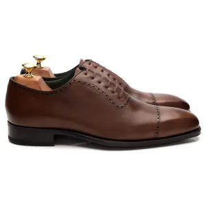 '80512' Brown Leather Oxford Brogues UK 8.5 Trendy Fit Leather Craft