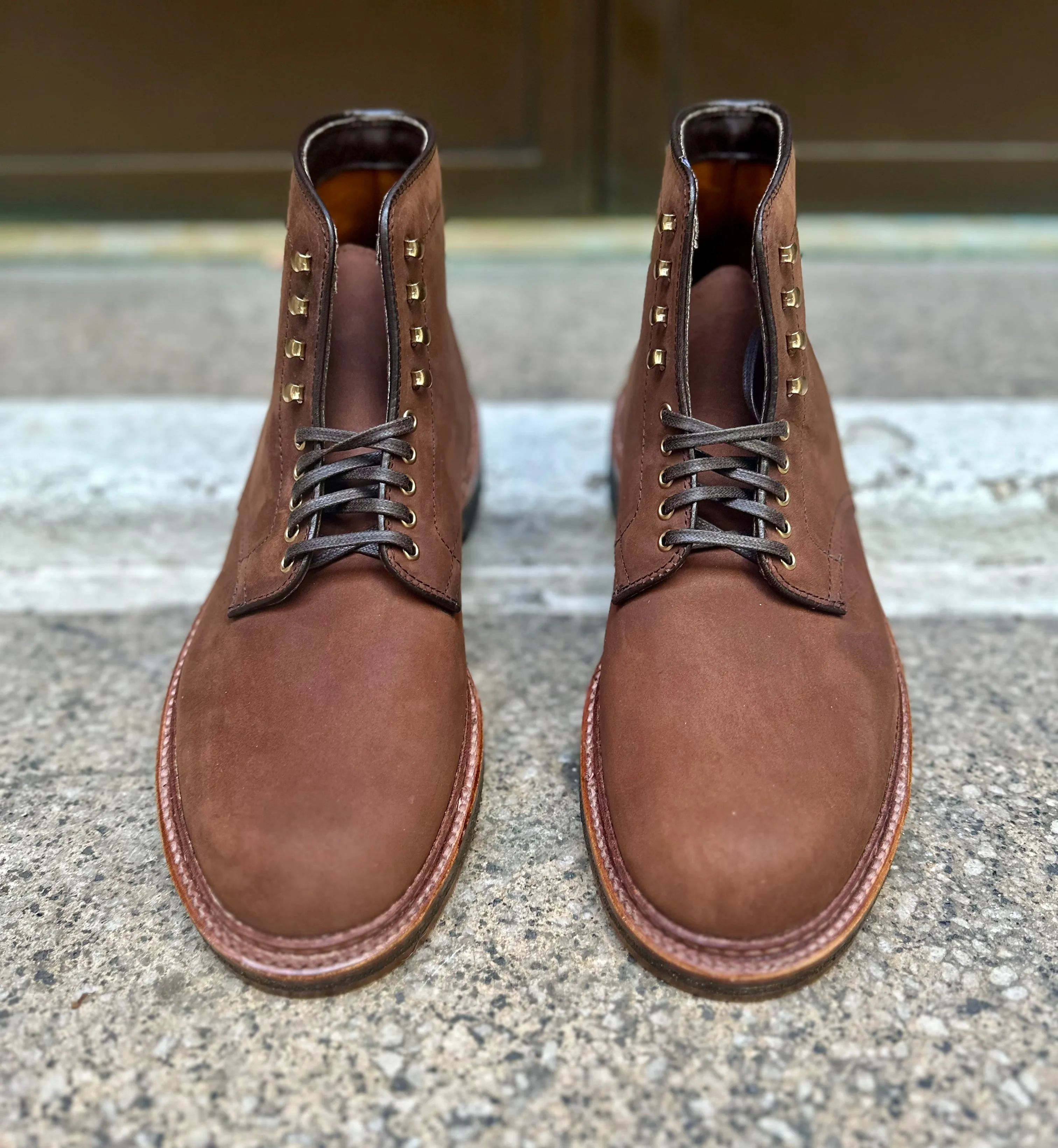 86032H - Smooth Tobacco Chamois Plain Toe Boot Adventure Step