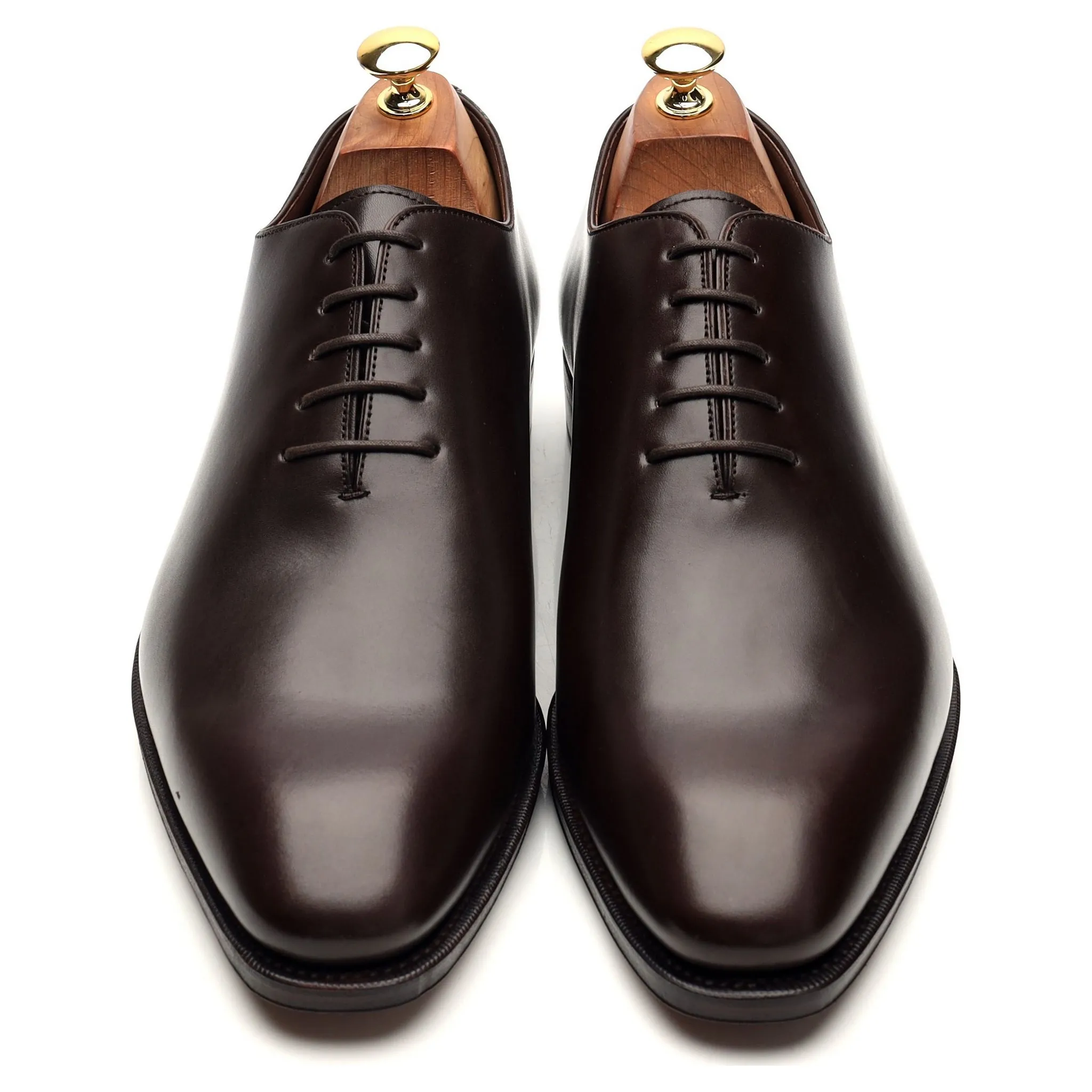'910' Dark Brown Leather Wholecut Oxford UK 8 - 11 Adaptable