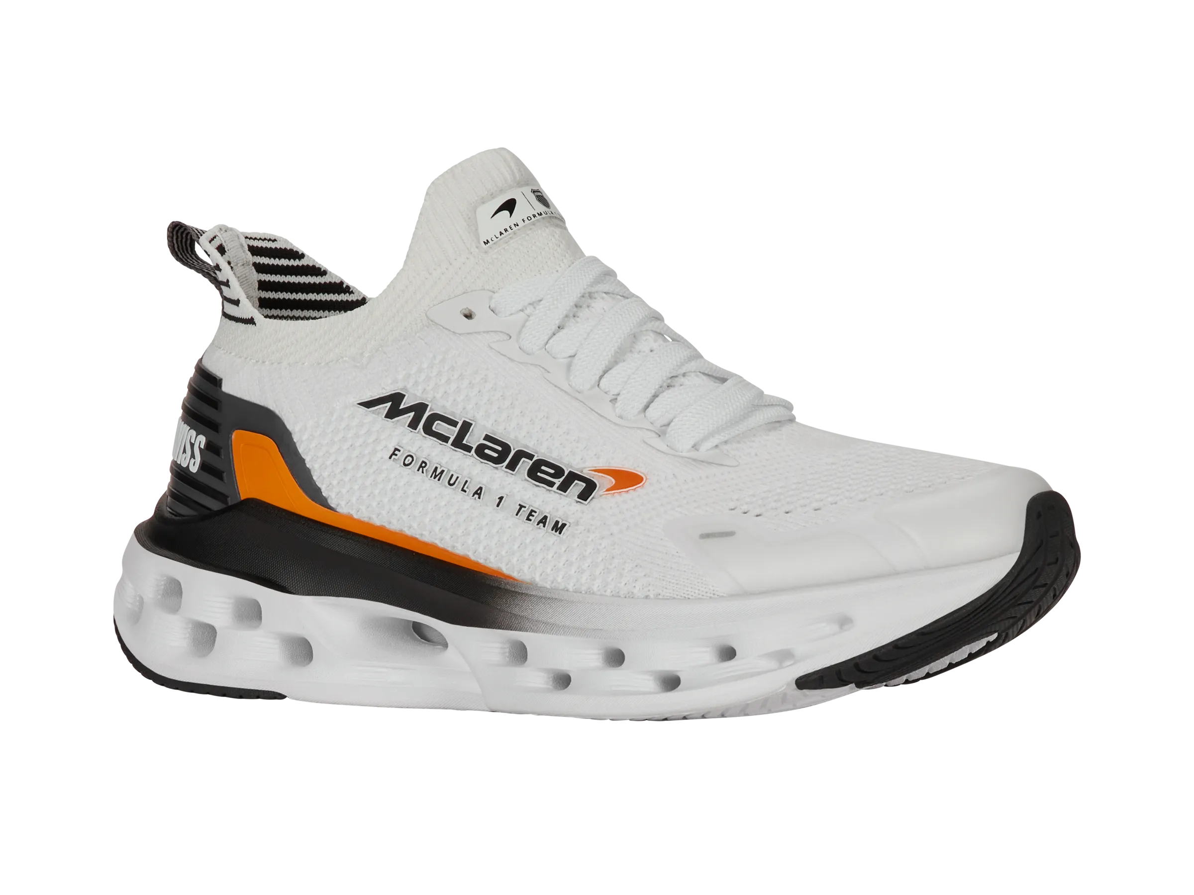 94414-196-M | IMPULSE TUBES LITE X MCLAREN F1 TEAM | WHITE/BLACK/PAPAYA Sleek Build