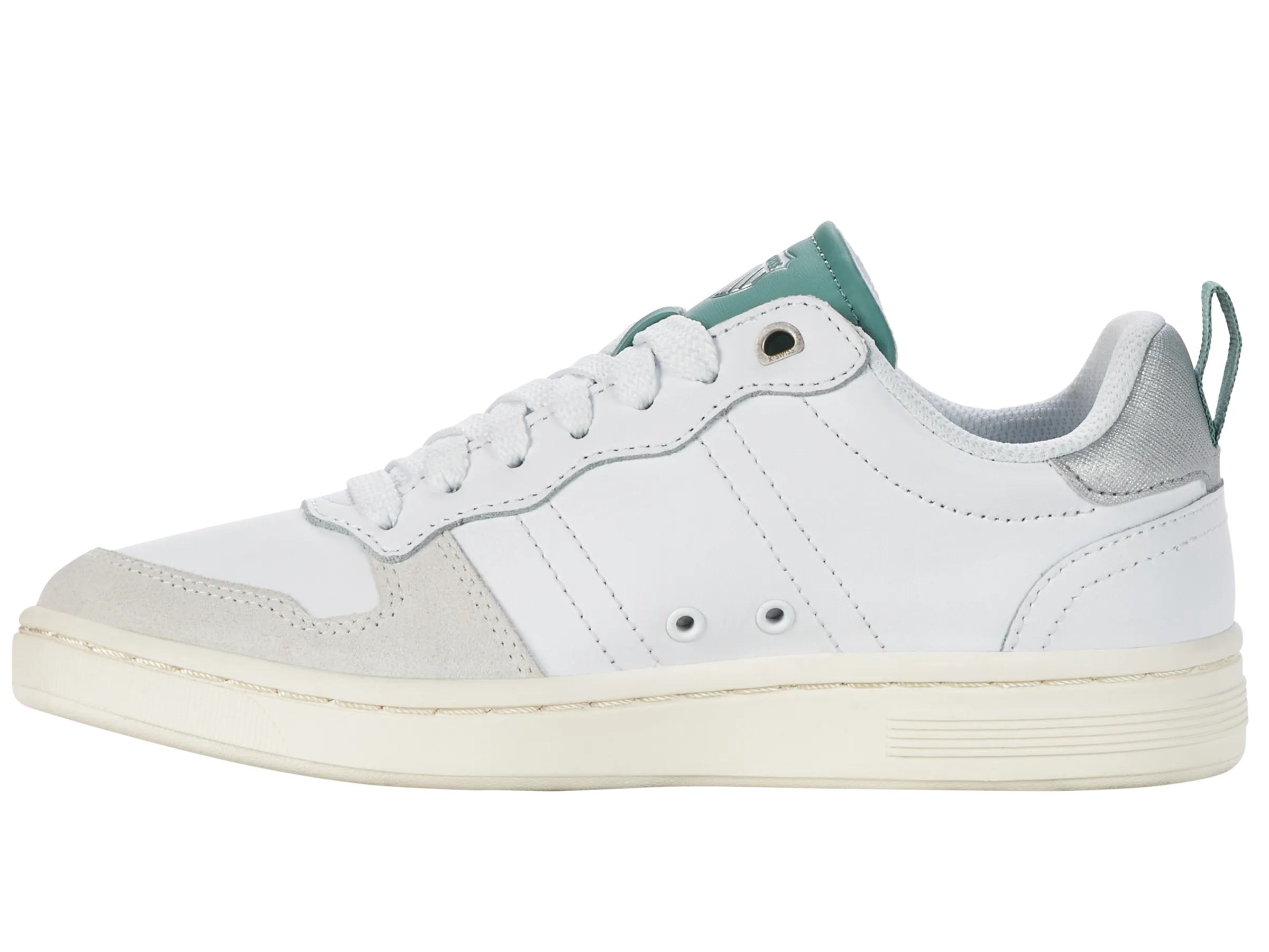 98903-939-M | LOZAN MATCH LTH | WHITE/BERYL GREEN/STARWHITE/SILVER Sculpted cushioning