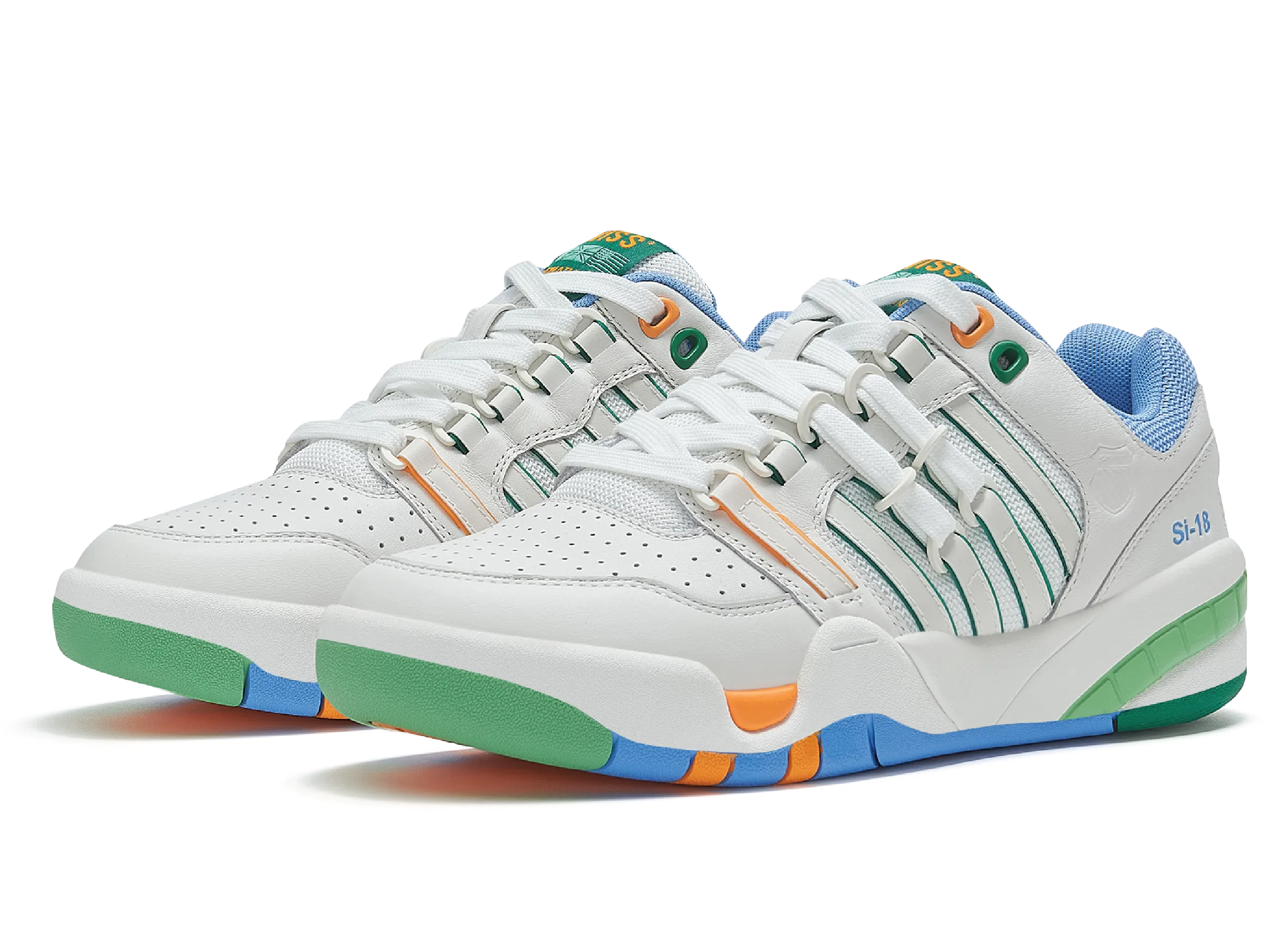 99280-148-M | SI-18 | WHITE/GREEN/BLUE Move Better Base