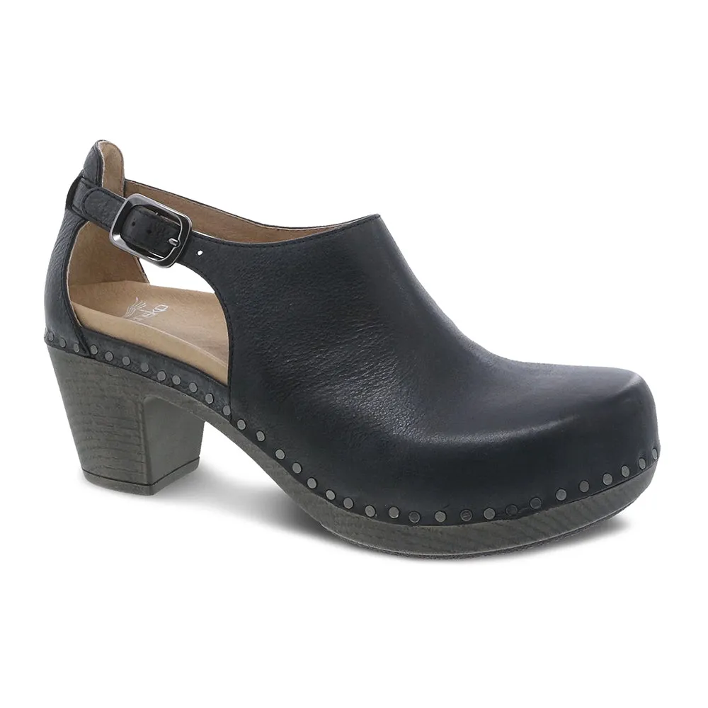 Dansko Sassy Womens Shoes Black Milled