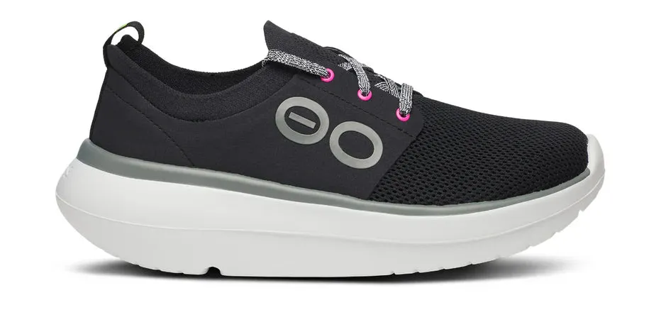 Active Wear OOFOS OOMY STRIDE - BLACK & WHITE