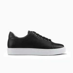 Peep Toe Booties Mace Sneaker | Black pebble