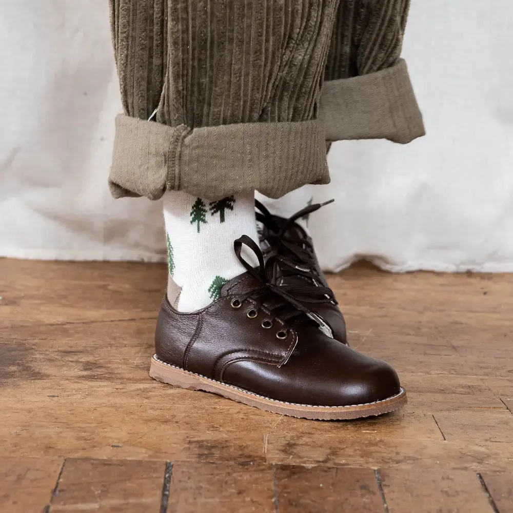 Albert Saddle - Brown/Brown Rubber Outsole