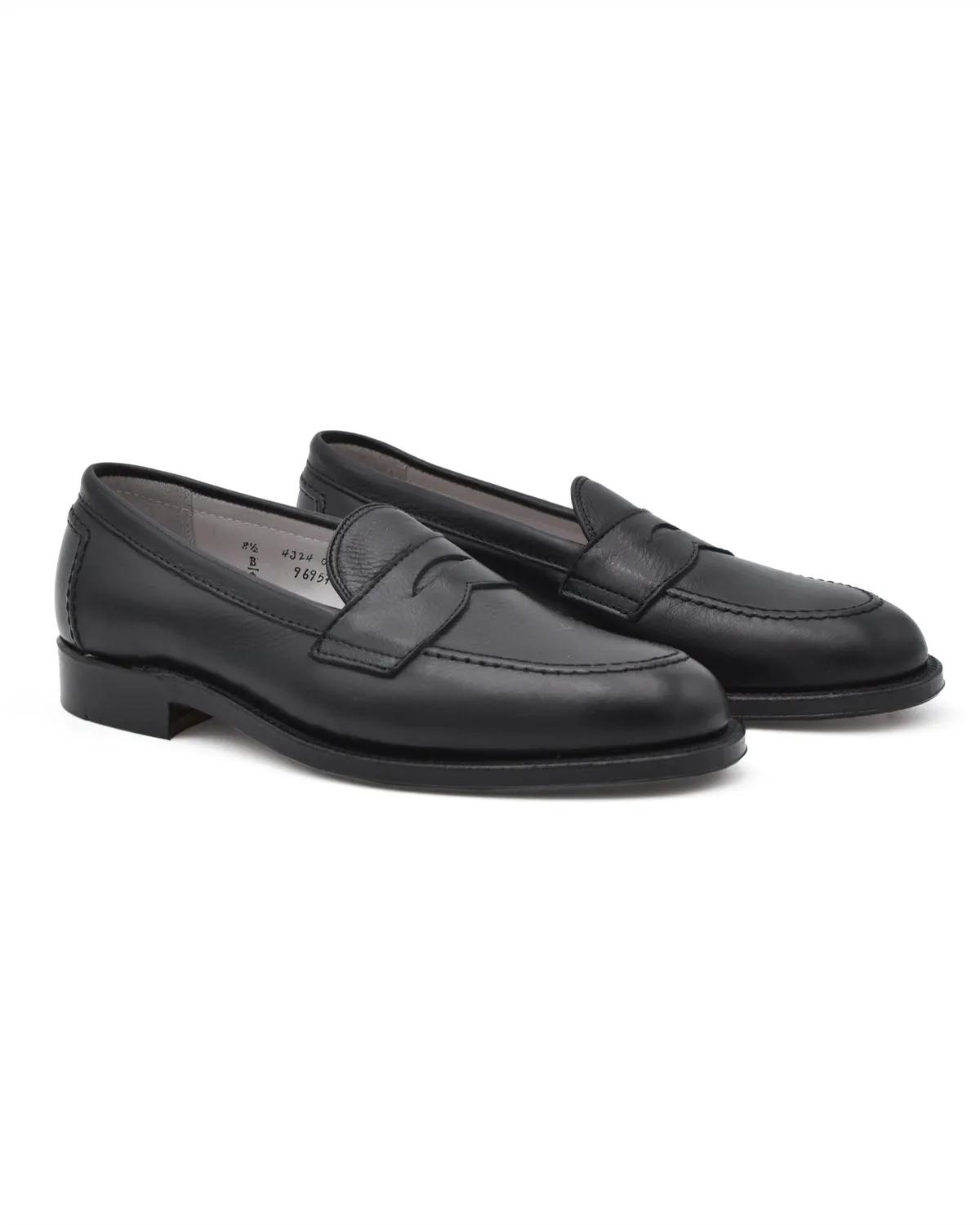 Alden Black Calf Flex Welt Penny Loafer Soft Flex Comfort