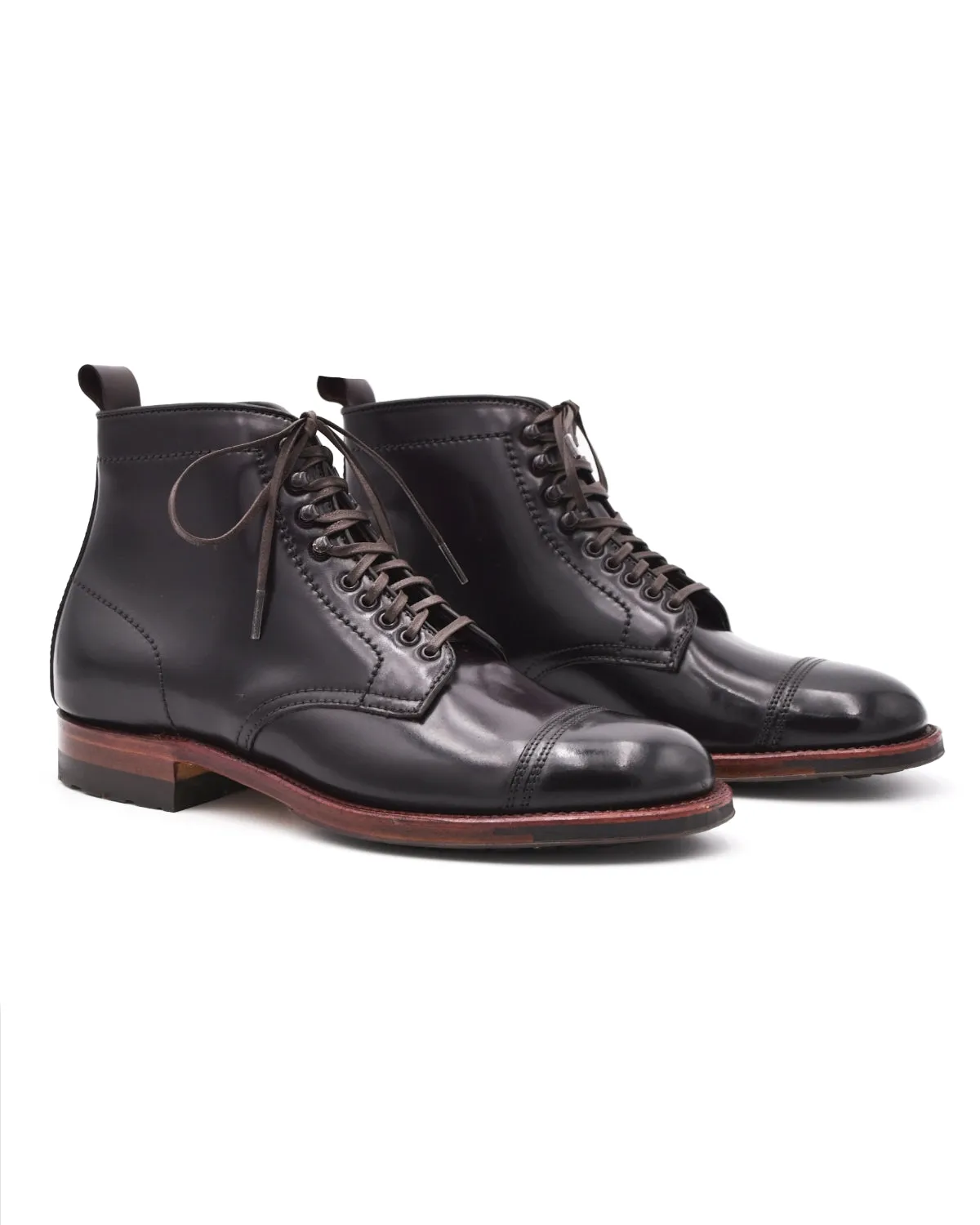 Alden Color #8 Cordovan Cap Toe Jumper Boot Durable Design