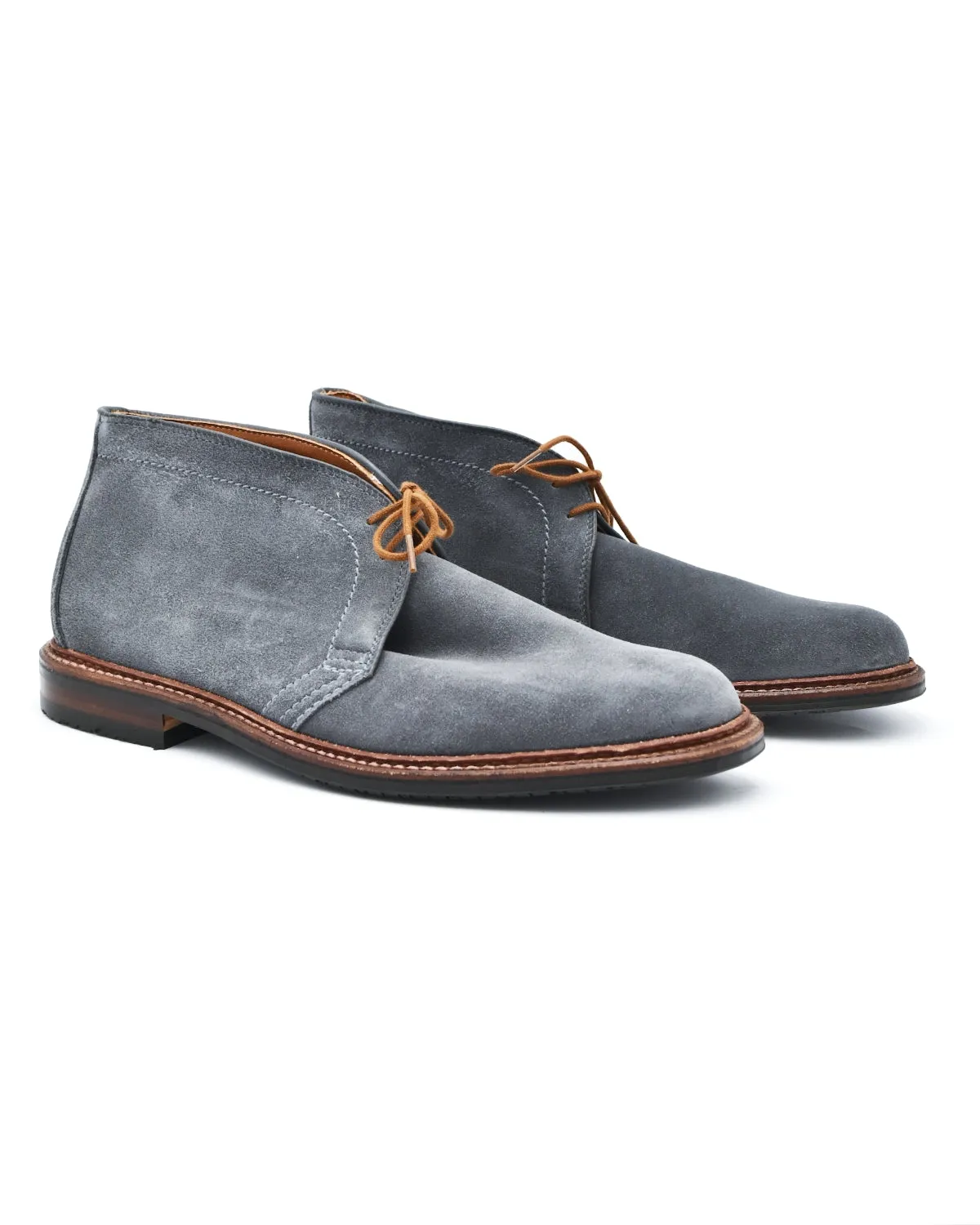 Alden Gray Suede Chukka Boot Modern Flex Walk