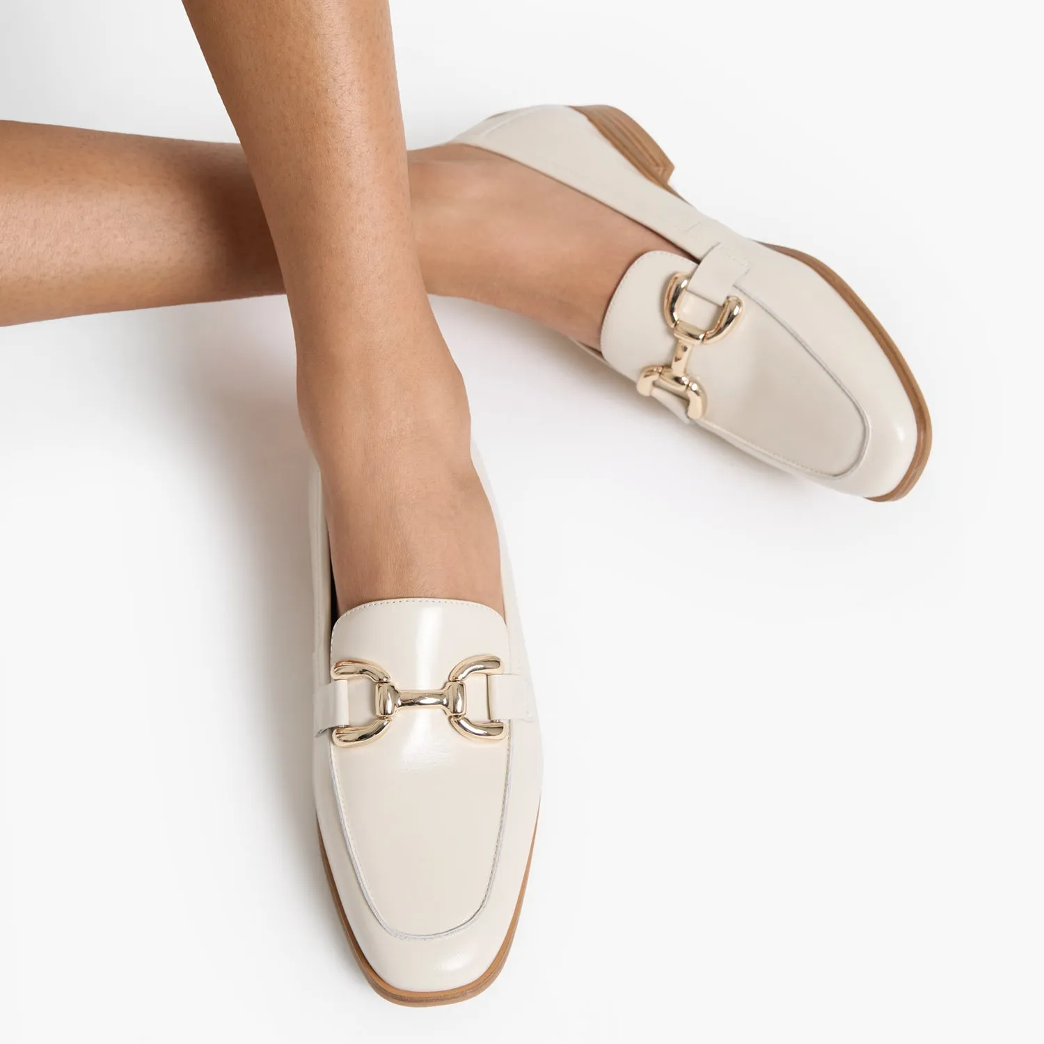 Alisa Loafer | Ivory oiled leather Soft Edge Walk