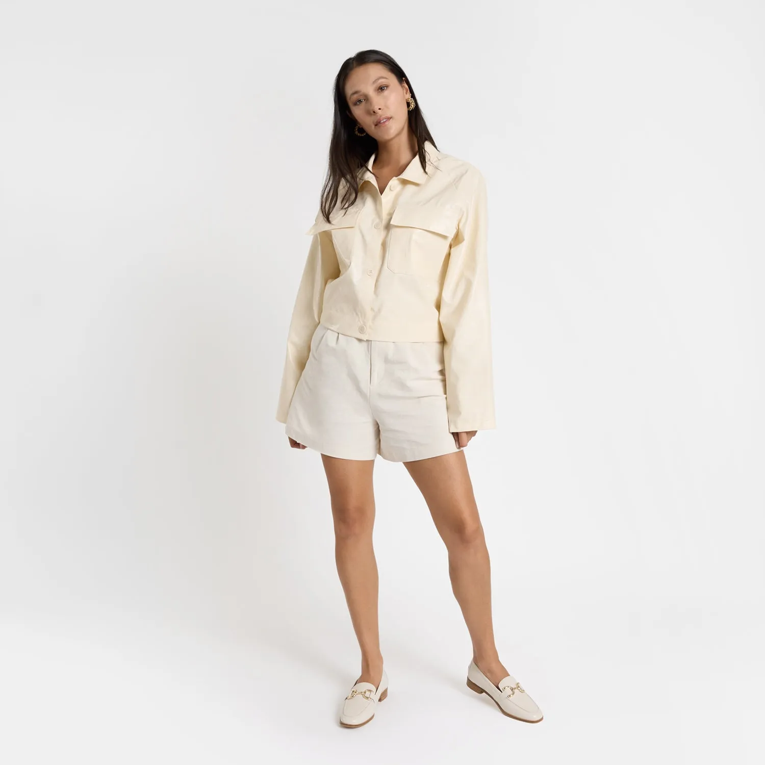 Alisa Loafer | Ivory oiled leather Soft Edge Walk
