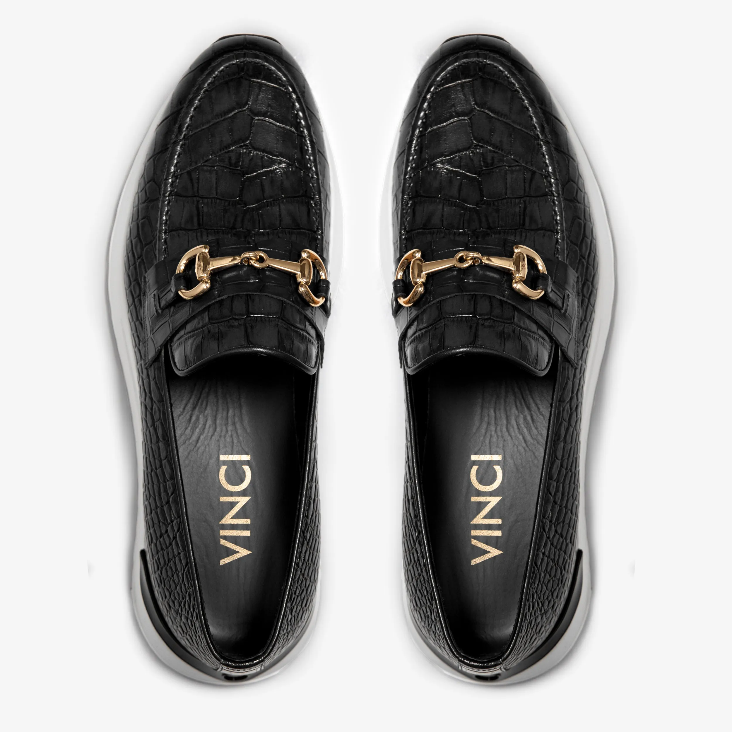 All-Flex The Padova Black Leather Men Sneaker
