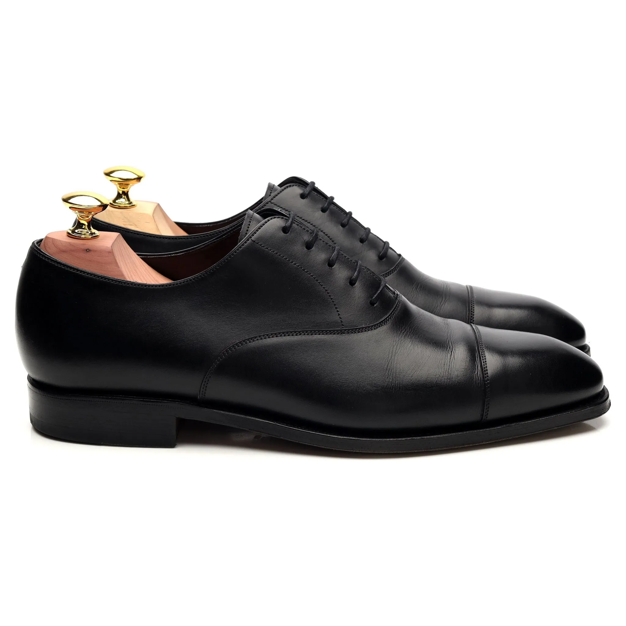 Timeless Fit '80386' Black Leather Oxford UK 7.5