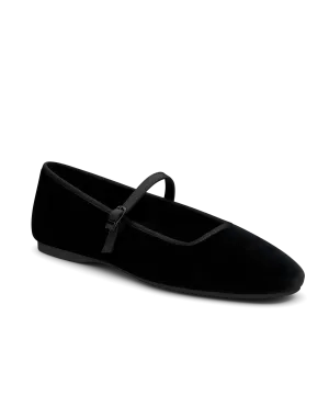 Versatile Style Sky Glow The Hummingbird Mary Jane - Black Velvet