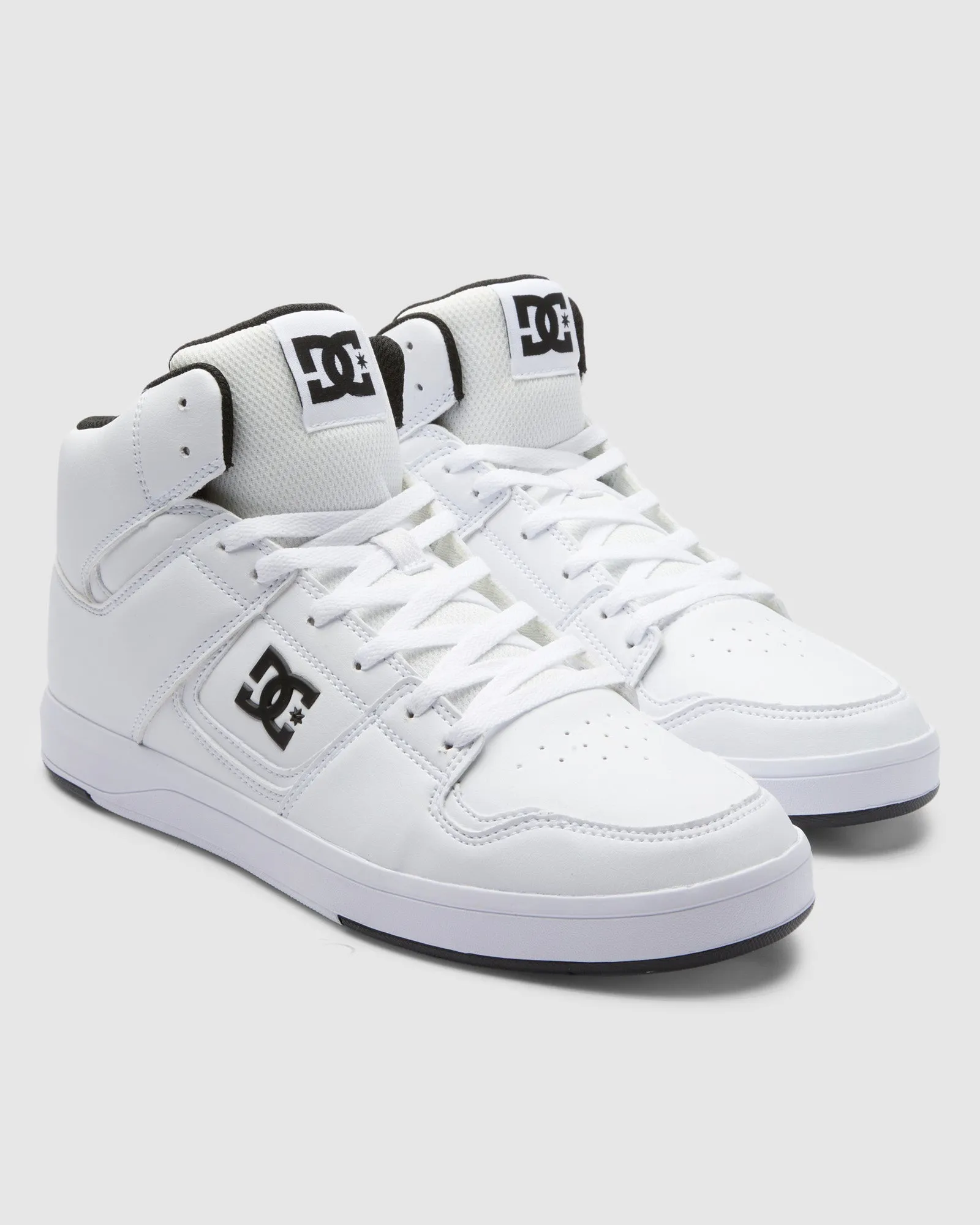 Mesh Lining Mens DC Shoes Cure High-Top Sneakers
