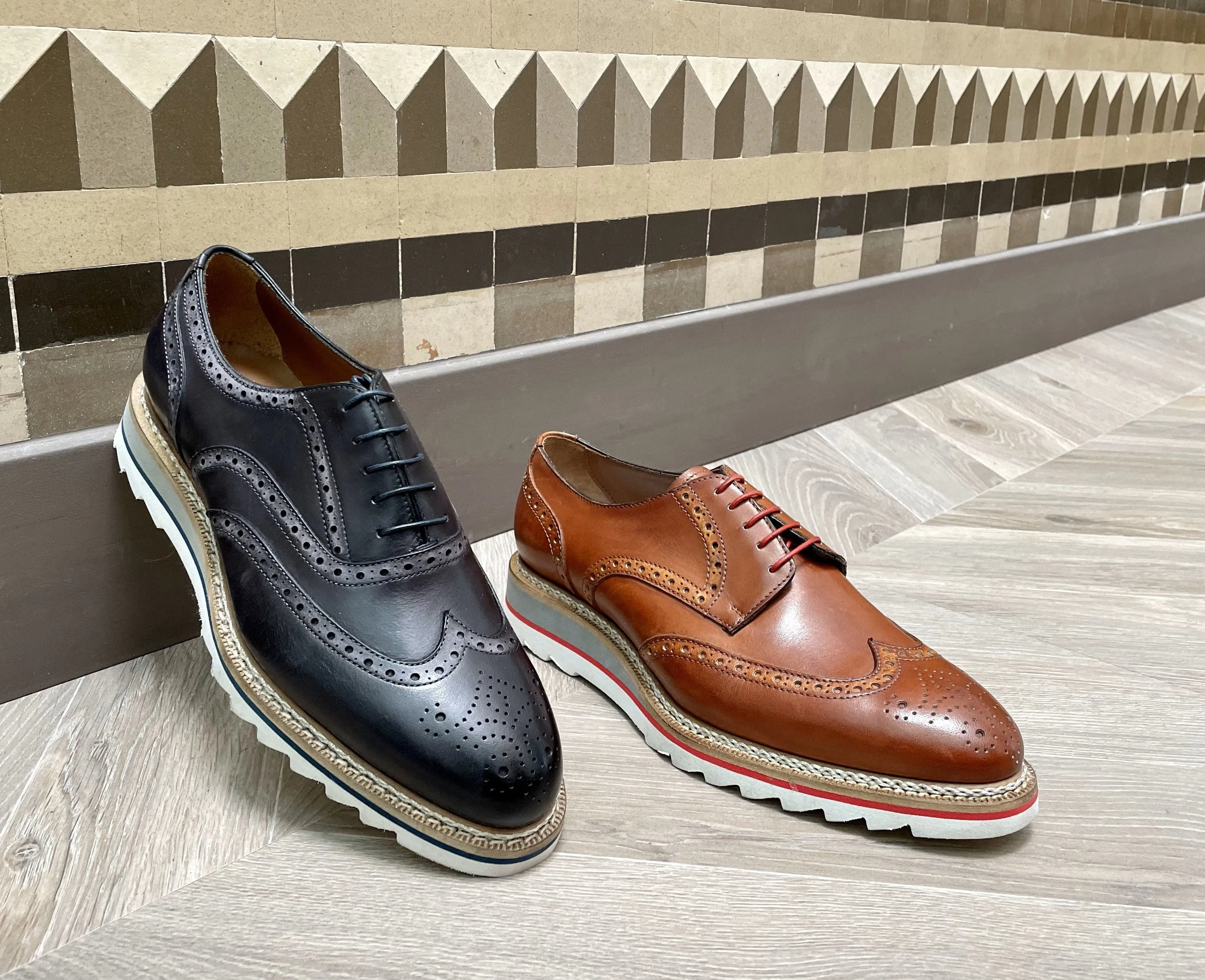 AMBERES ANTRACITE OXFORD Refined Look