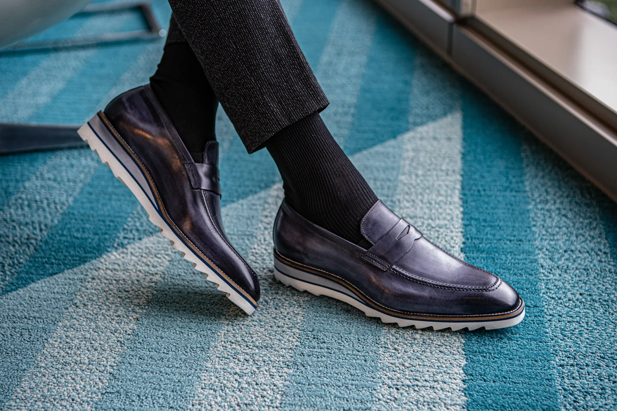 AMBERES SPORT ANTRACITE LOAFER Roomy Toe