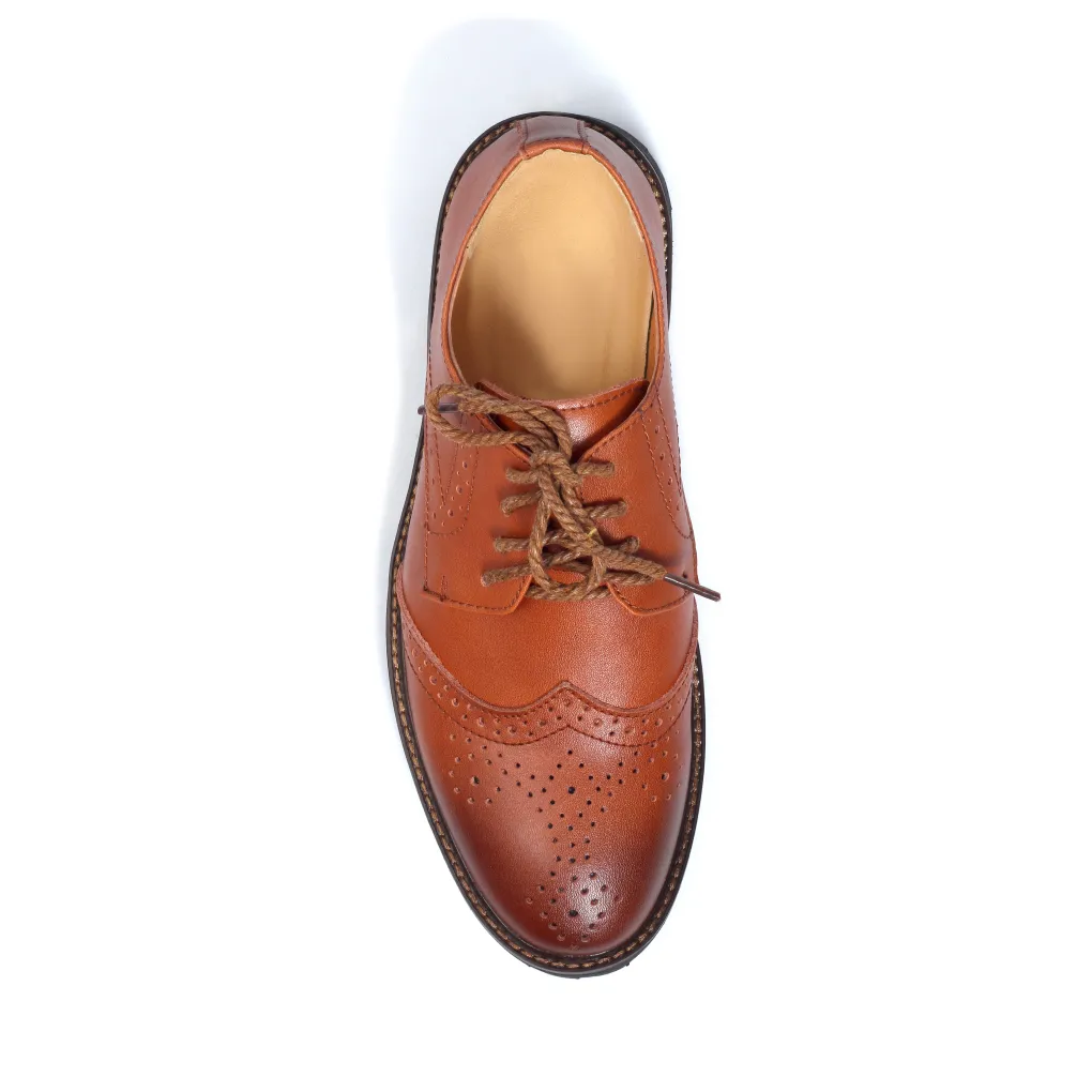 Anti Bacterial The Roguish Brogues in Light Brown