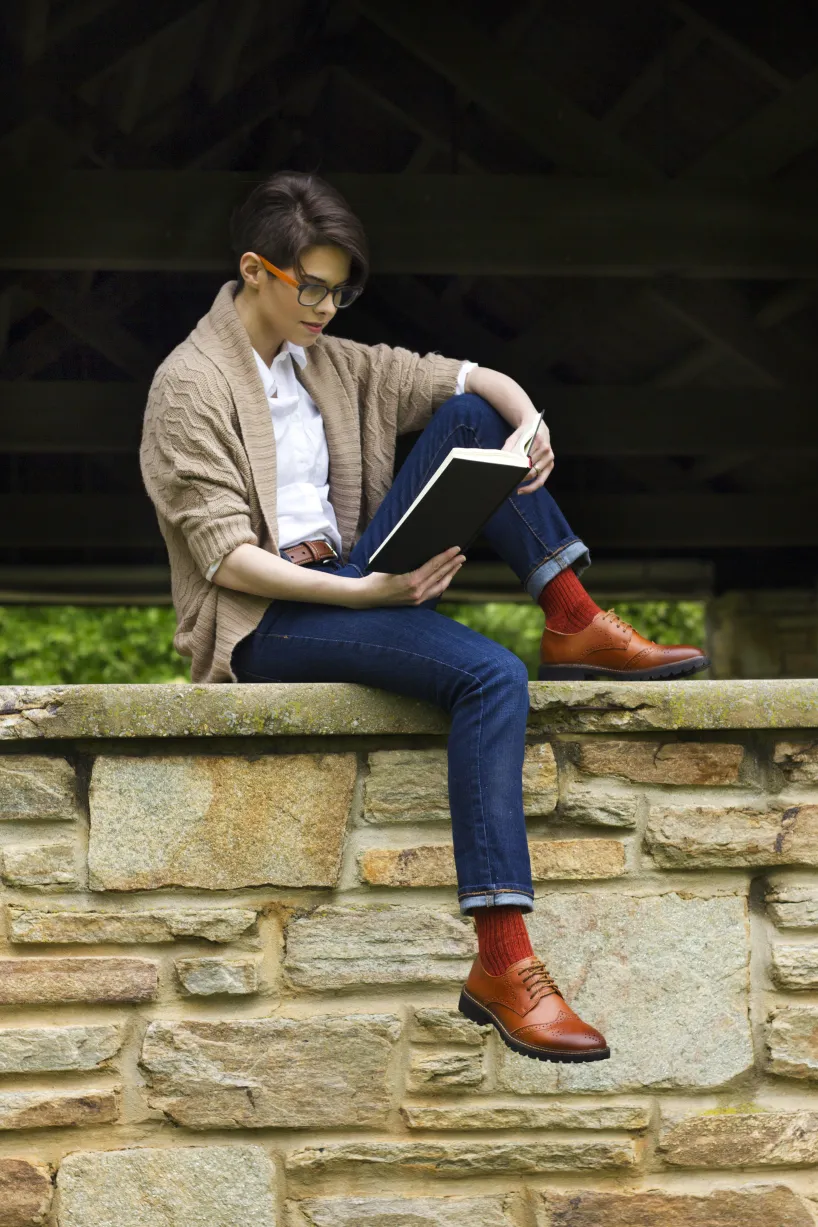 Anti Bacterial The Roguish Brogues in Light Brown