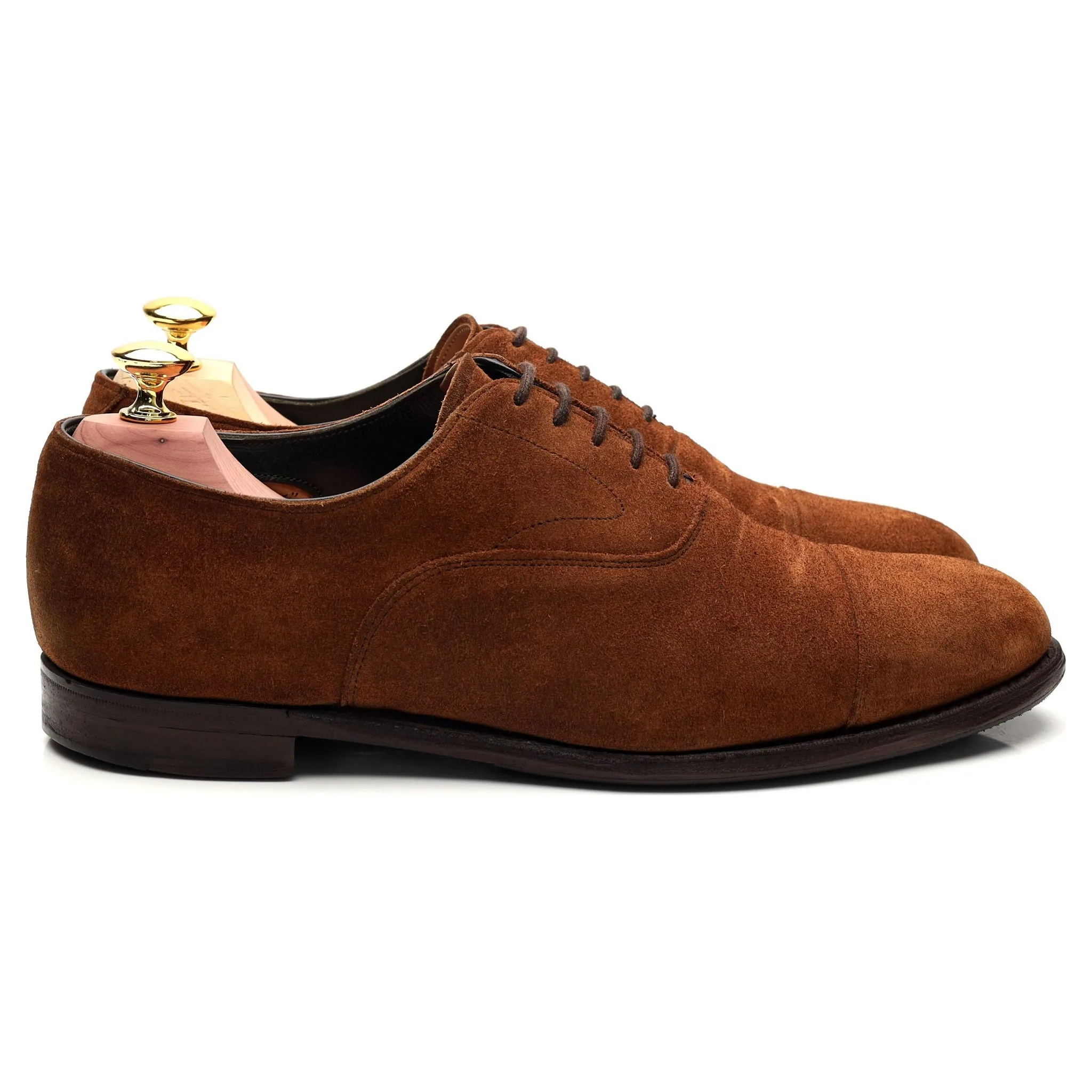 'Arthingworth' Brown Suede Oxford UK 7.5 F Sharp Style