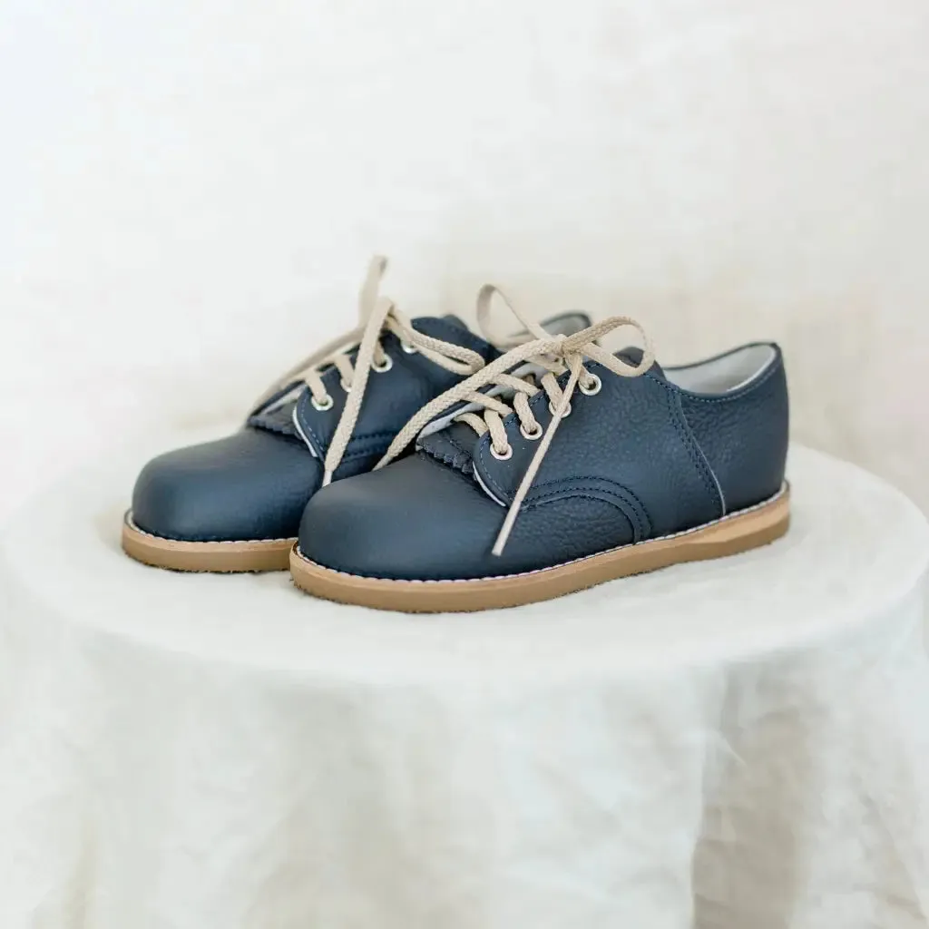 Artie Saddle - Navy Kids' winter shoes Lightweight kids' wear