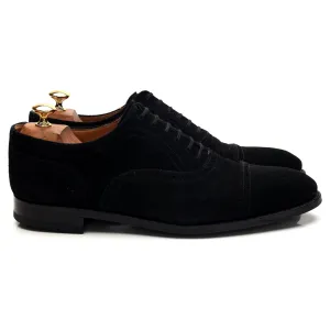 Simple Elegance 'Wenatchee' Black Suede Oxford Semi Brogues UK 10 E