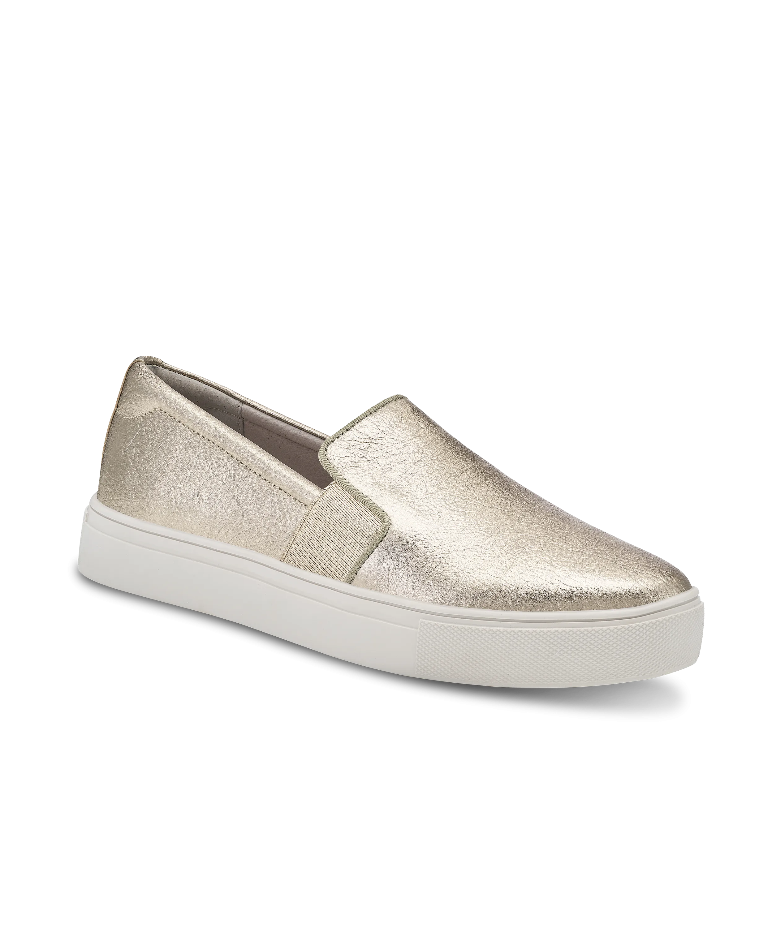 The Swift - Gold Leather Reliable Sole