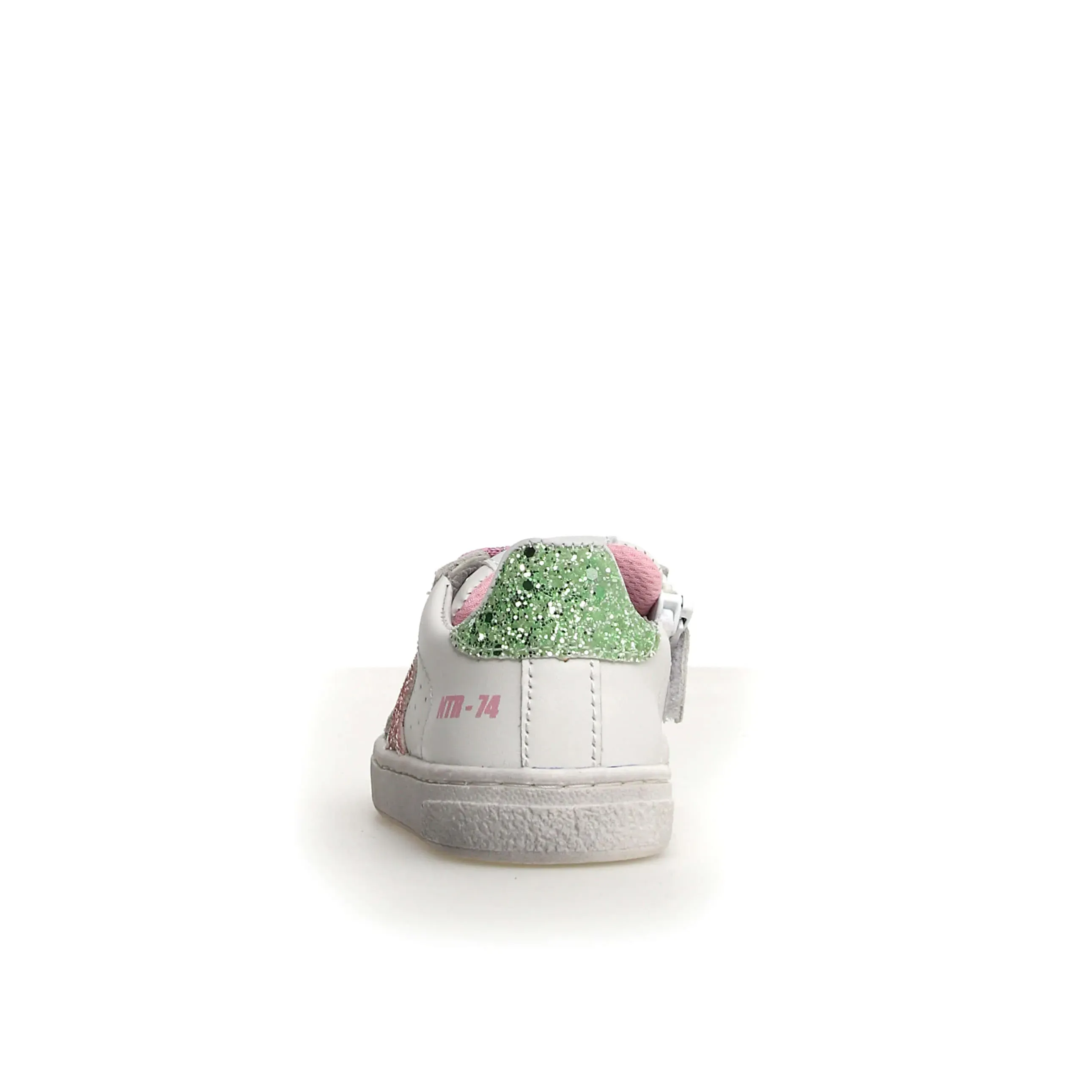 autumn shoes Naturino Girl's Pinn Zip Casual Shoes - White/Pink/Light Green