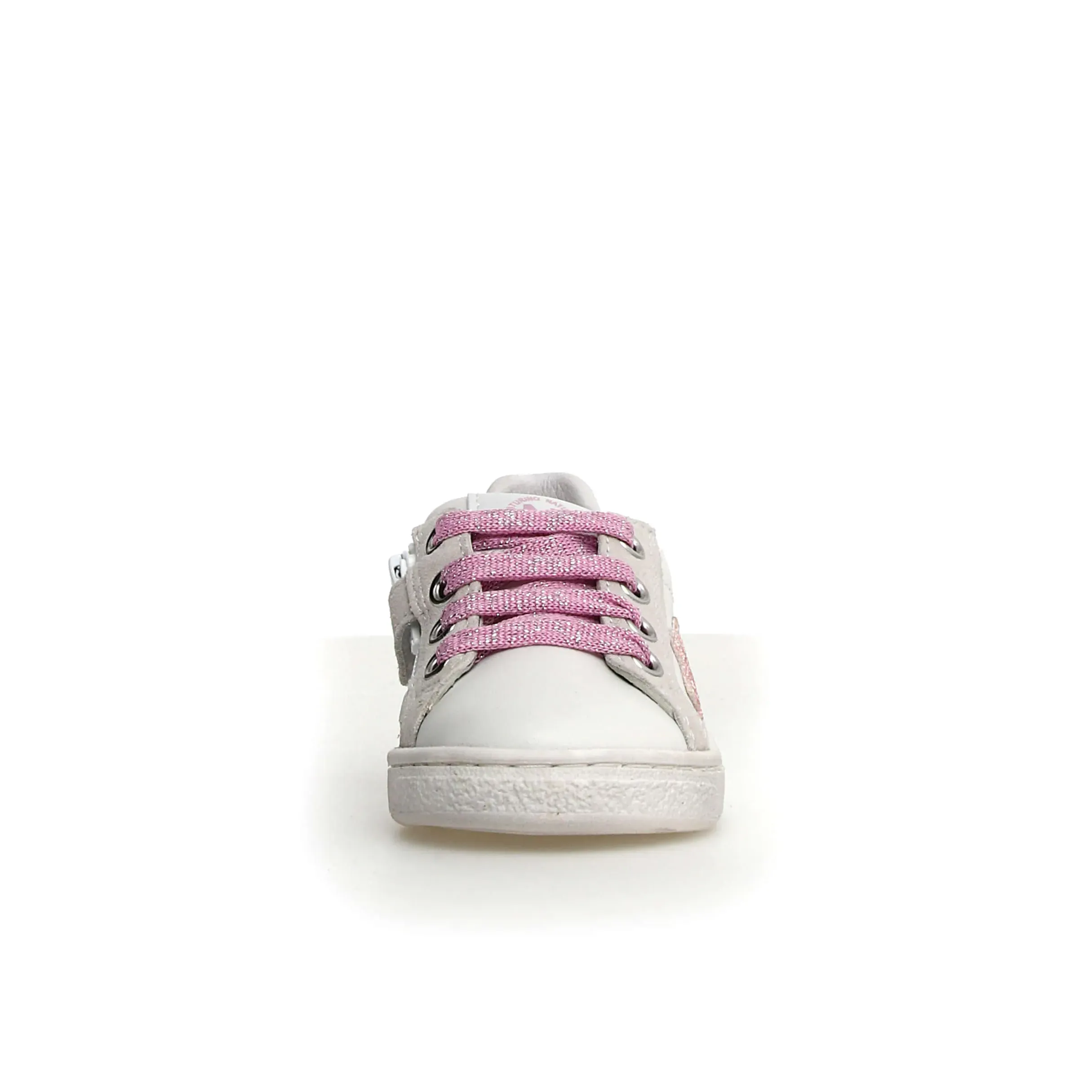autumn shoes Naturino Girl's Pinn Zip Casual Shoes - White/Pink/Light Green