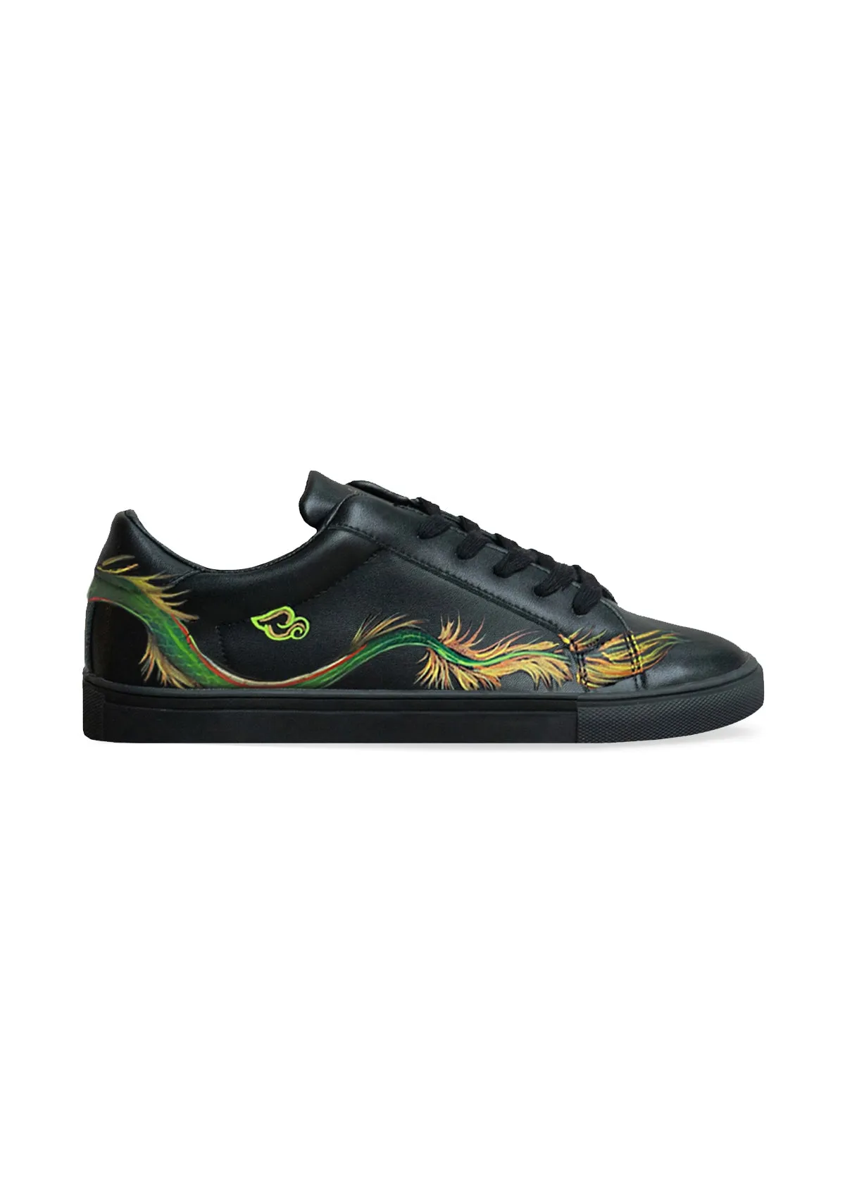 Matte Edge Black Sneaker Custom Design