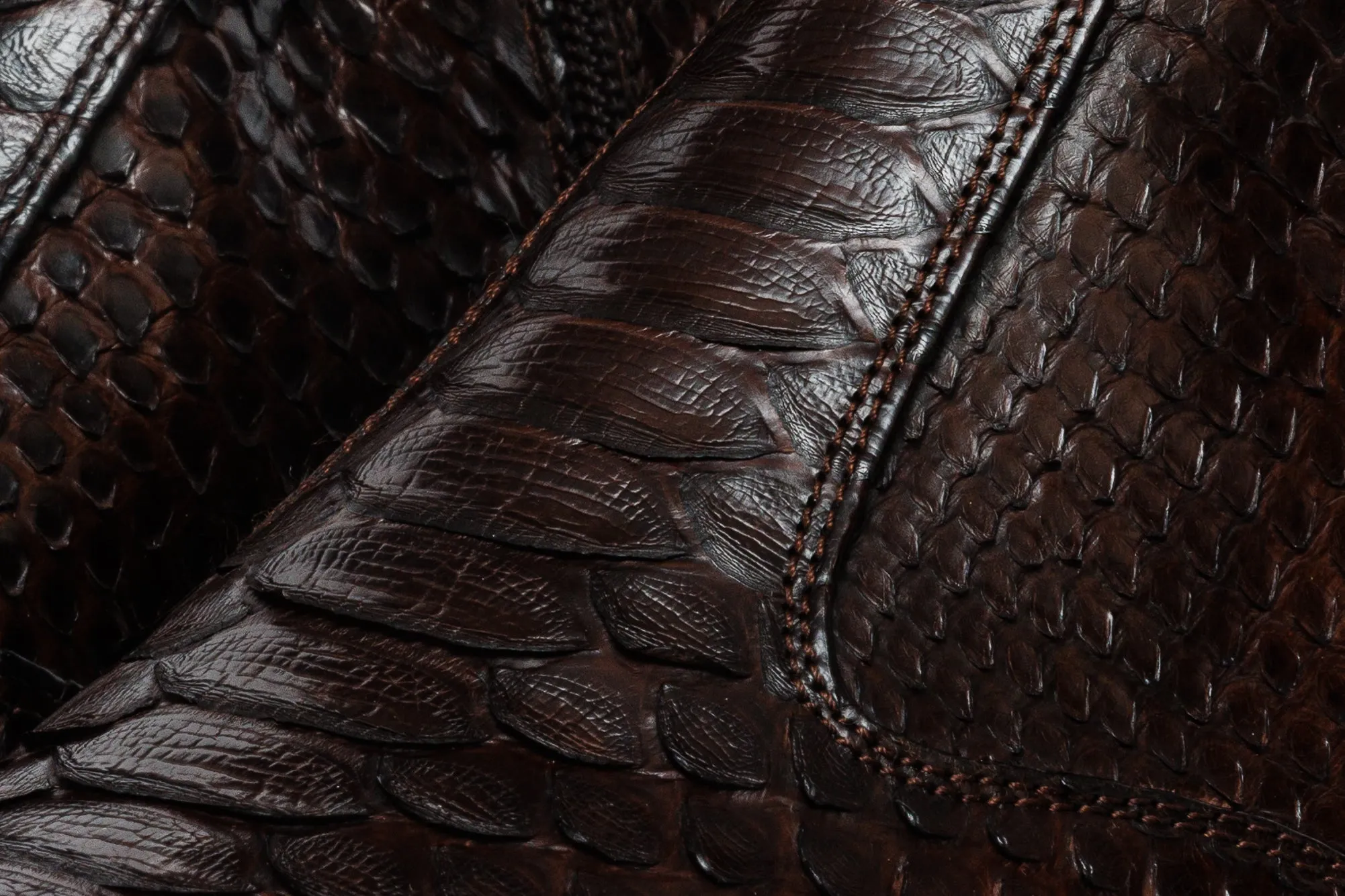 Balance-Zone The Boss Brown Pythn Snk Zip-Up Leather Men Boot Limited Edition