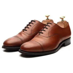 'Balmoral' Tan Brown Leather Oxford UK 6 F Comfort Walks Versatile Comfort